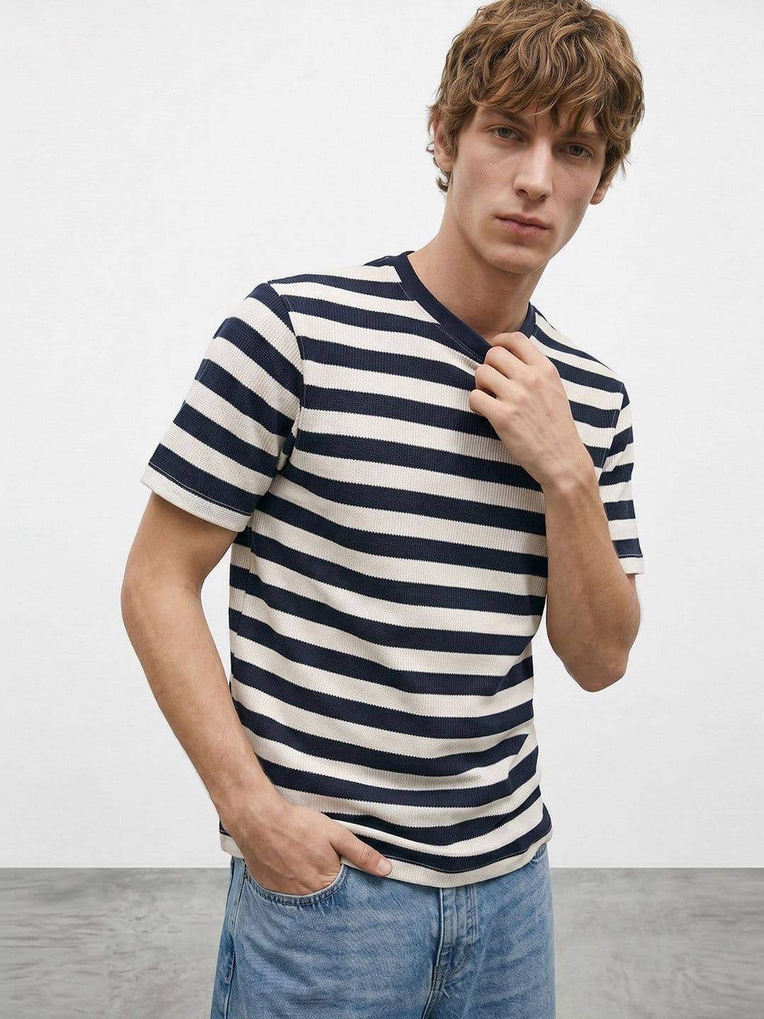 R&B Men Striped T-shirt - view 1