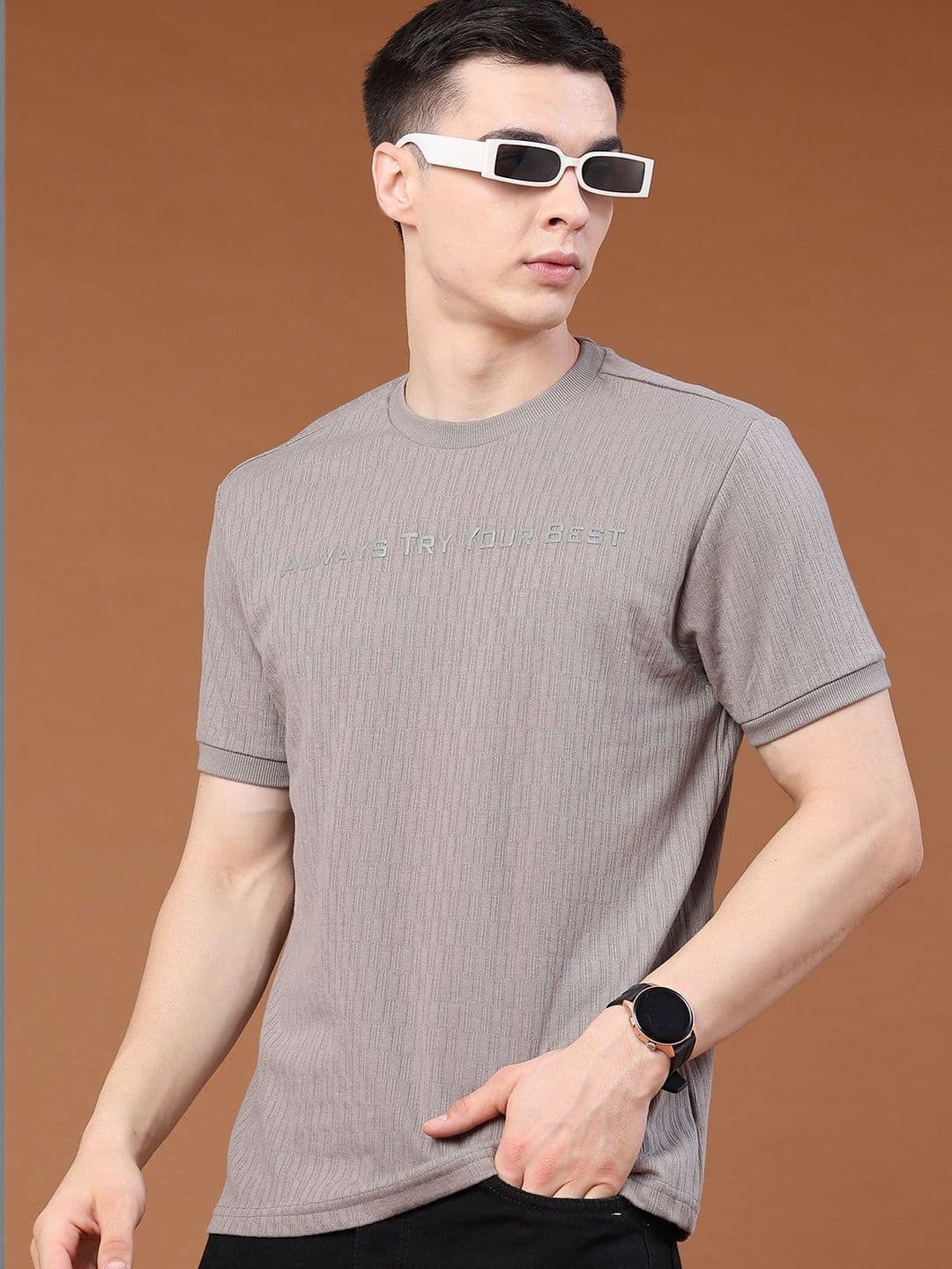 V-Mart Men Typography T-shirt - view 1