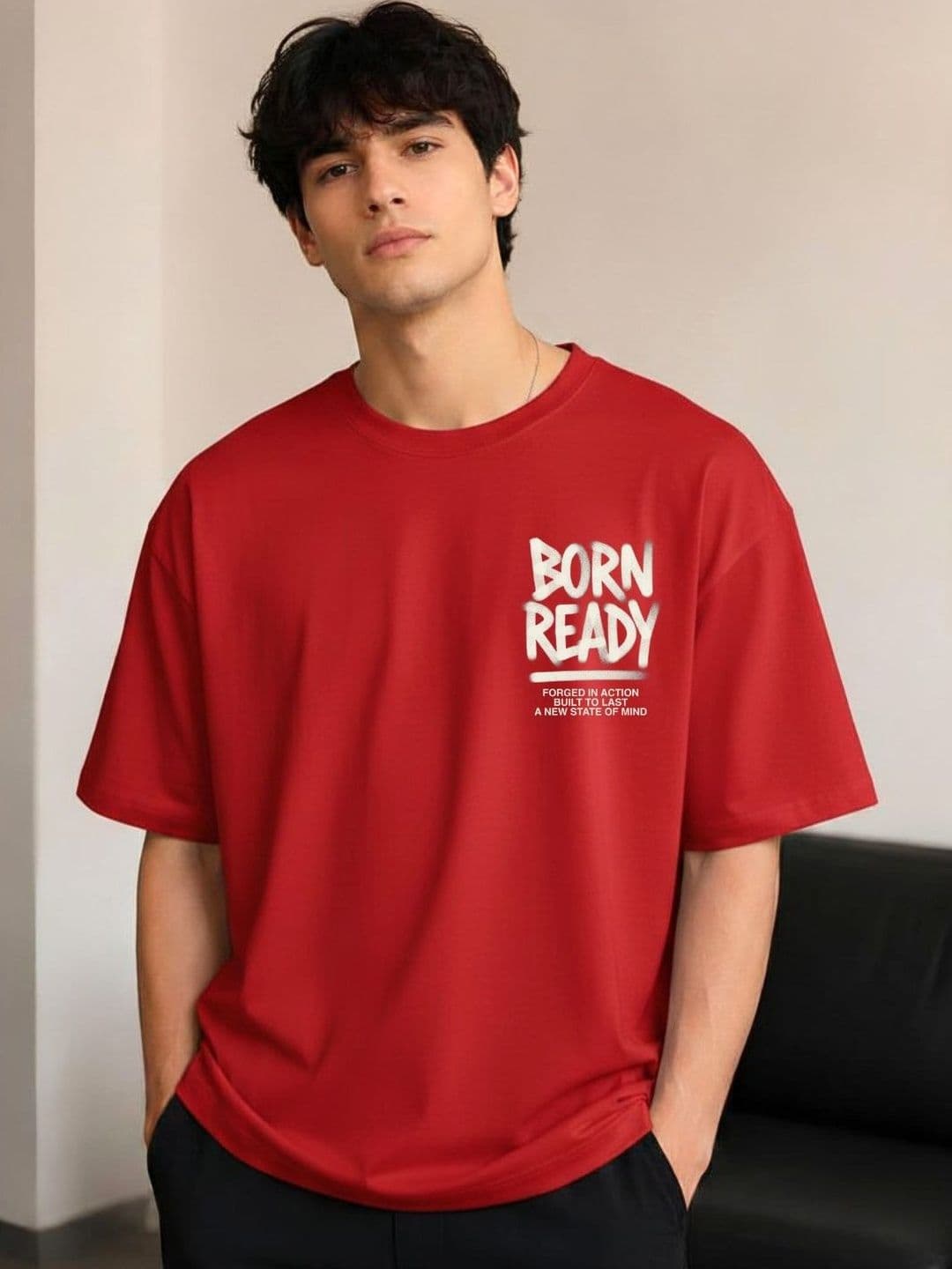 R.Code by The Roadster Life Co. Men Typography Printed T-shirt - view 1