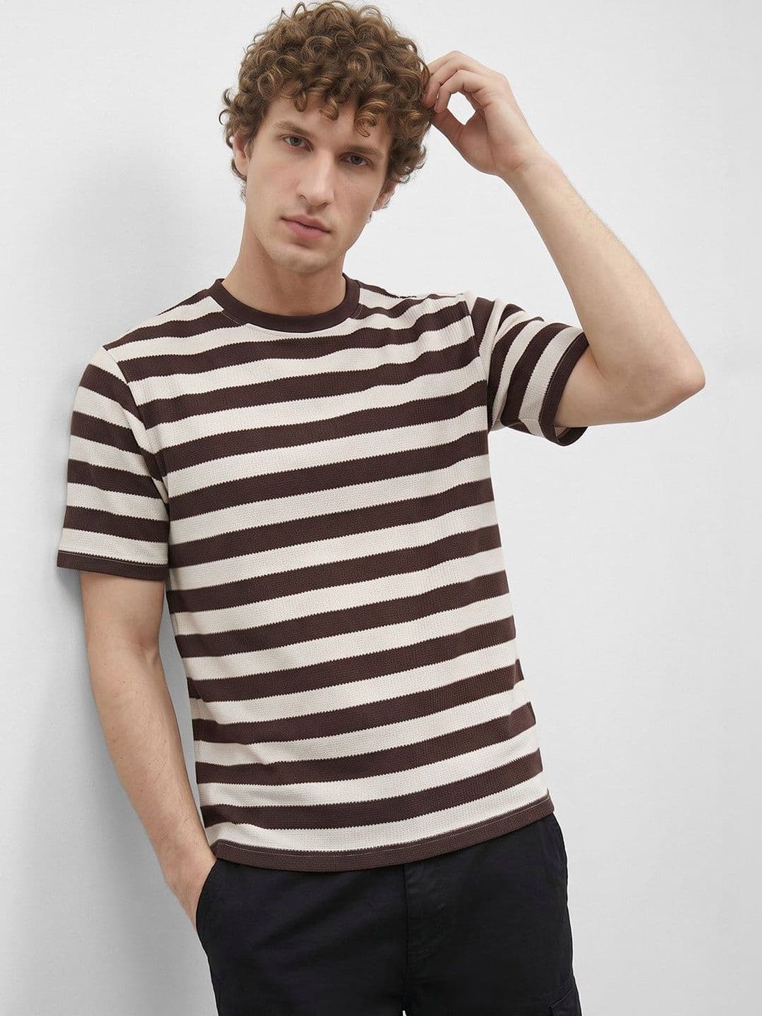 R&B Men Striped T-shirt - view 1