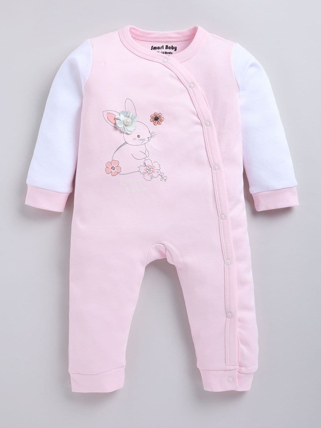 Smart Baby Infants Printed Rompers - view 1