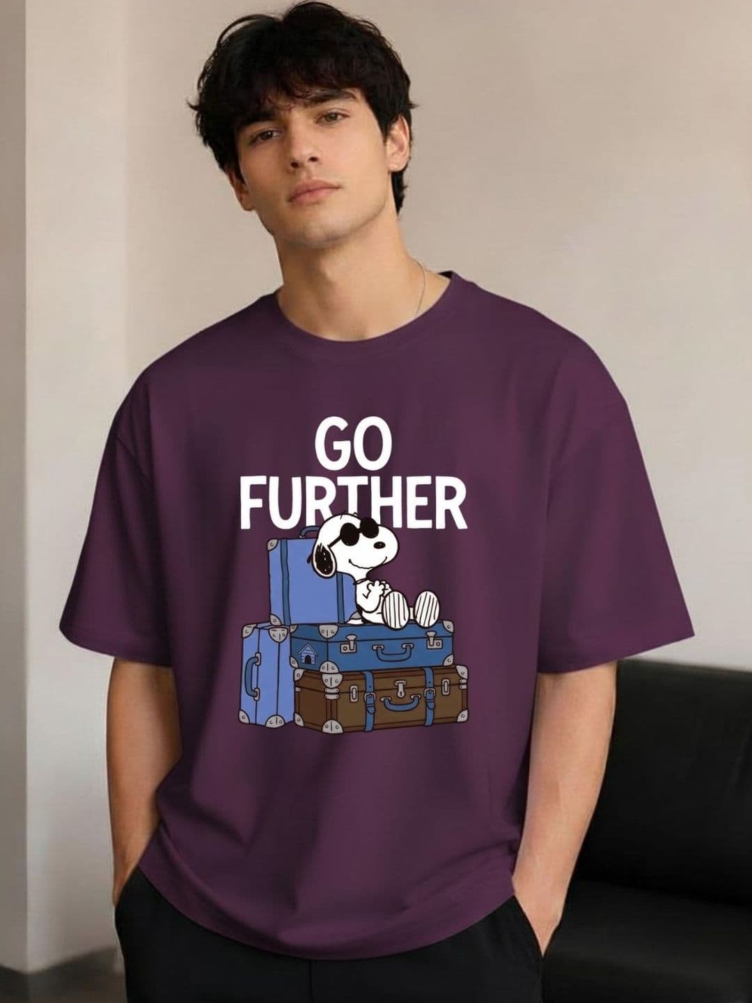 R.Code by The Roadster Life Co. Men Printed T-shirt - view 1