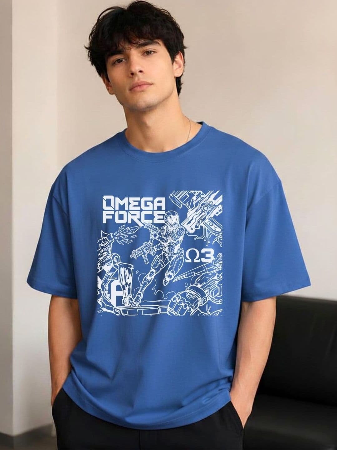 R.Code by The Roadster Life Co. Men Printed T-shirt - view 1