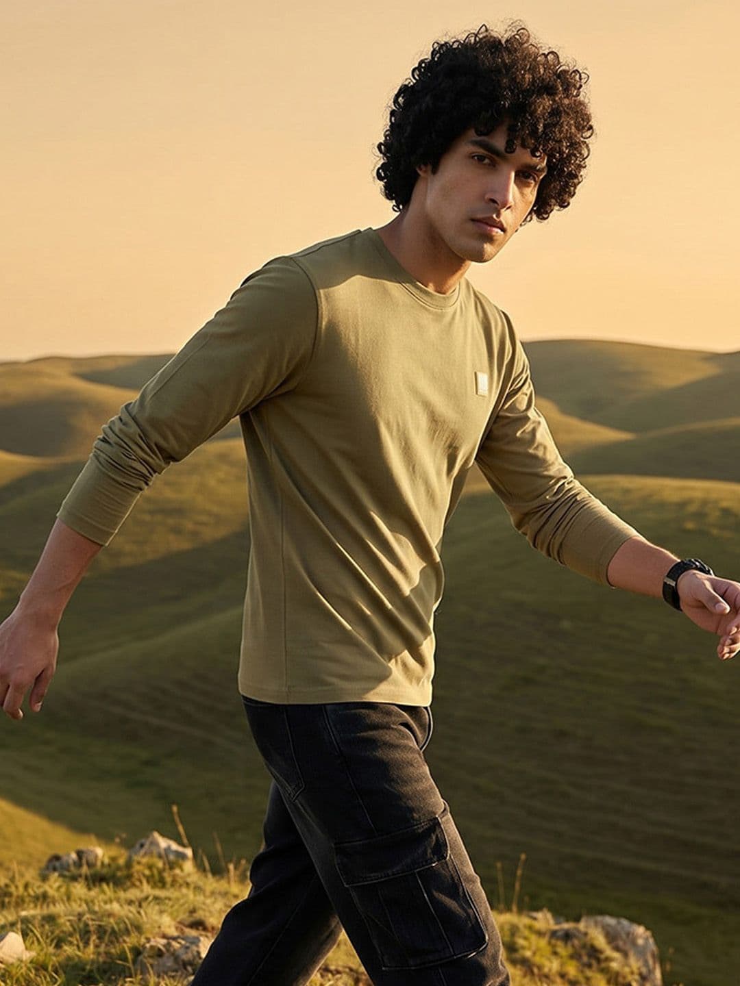 The Roadster Life Co. Pure Cotton Relaxed Fit T-shirt - view 1