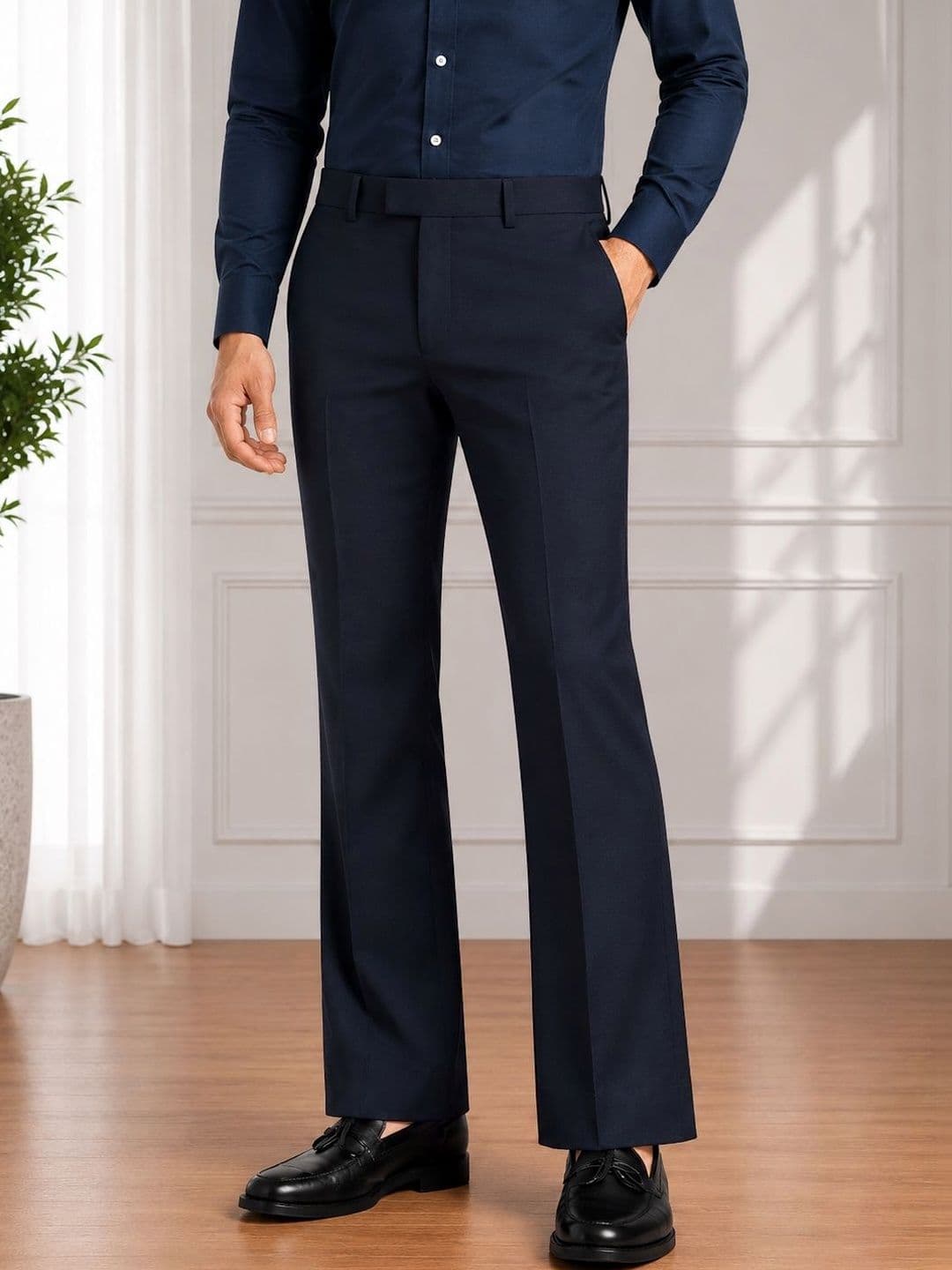 GHABA CREATION Men Easy Wash Trousers - view 1