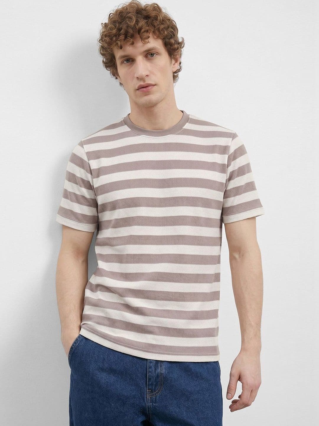 R&B Men Striped T-shirt - view 1