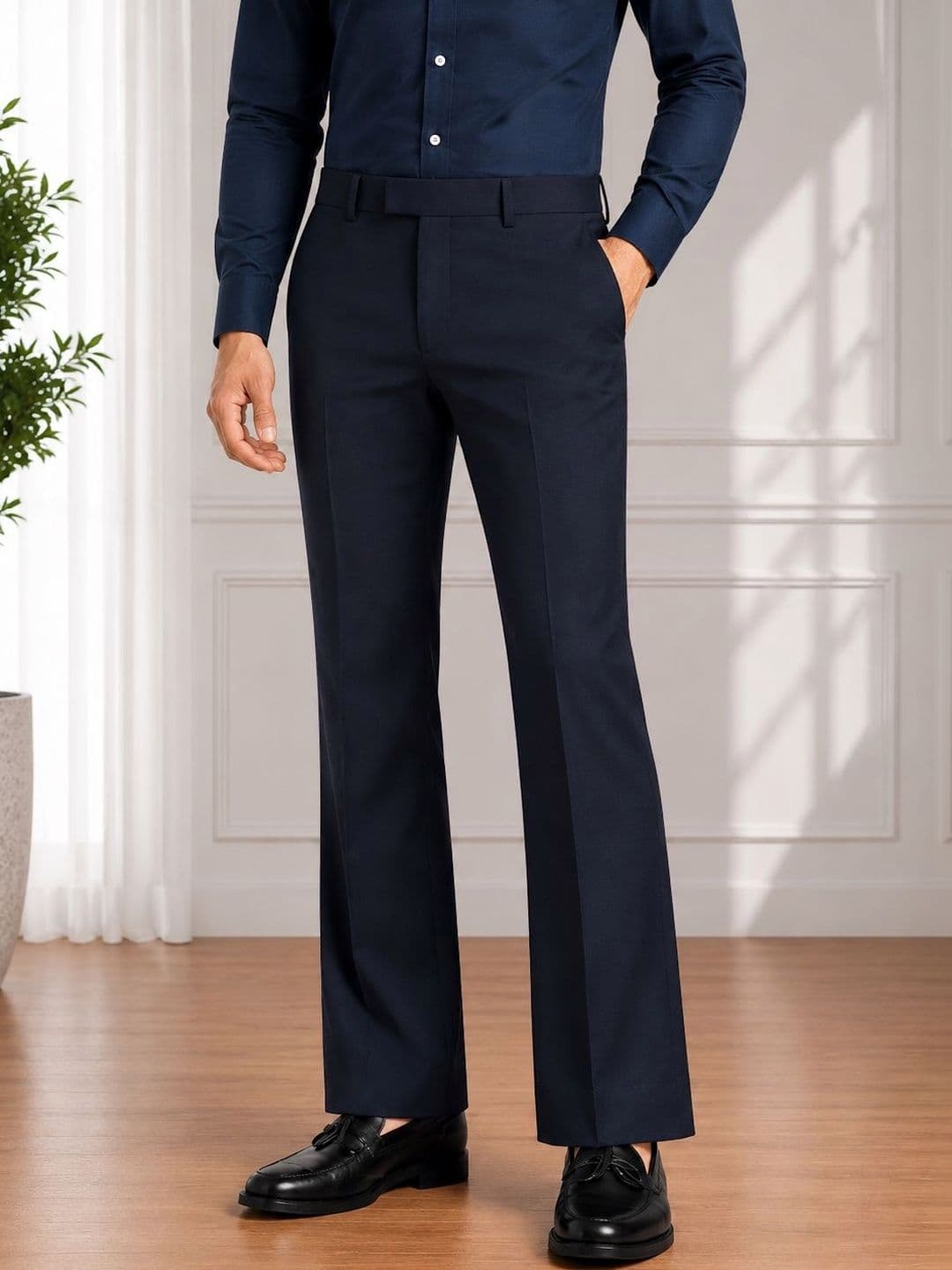 GHABA CREATION Men Easy Wash Trousers - view 1