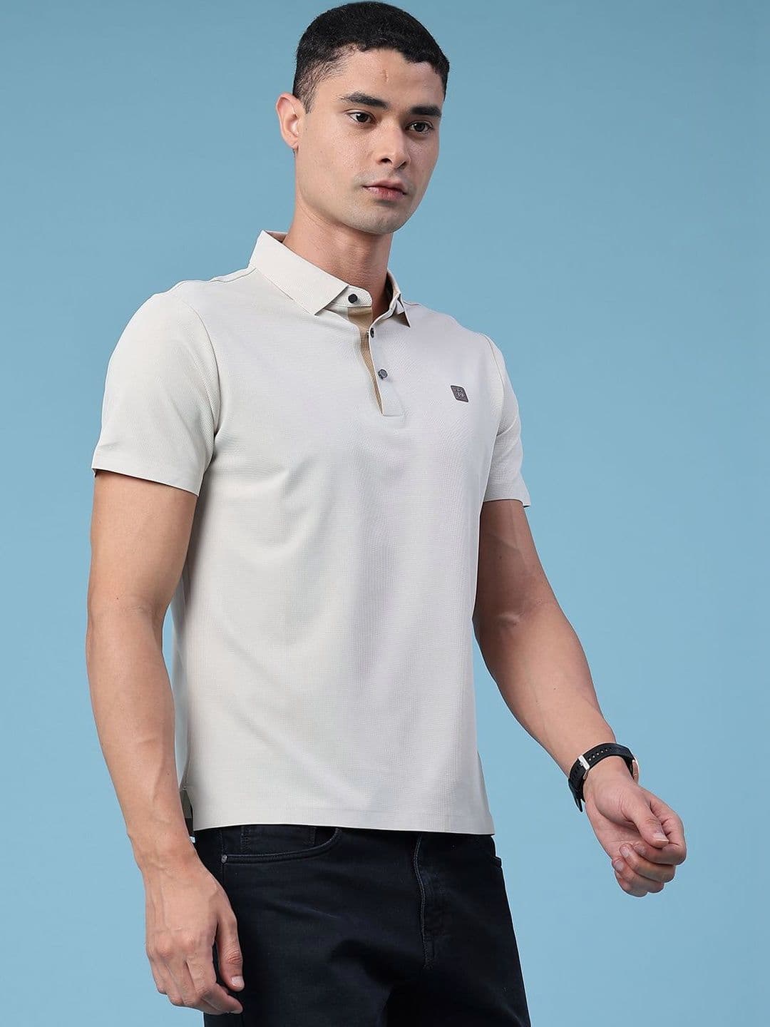 V-Mart Men Polo Collar T-shirt - view 1