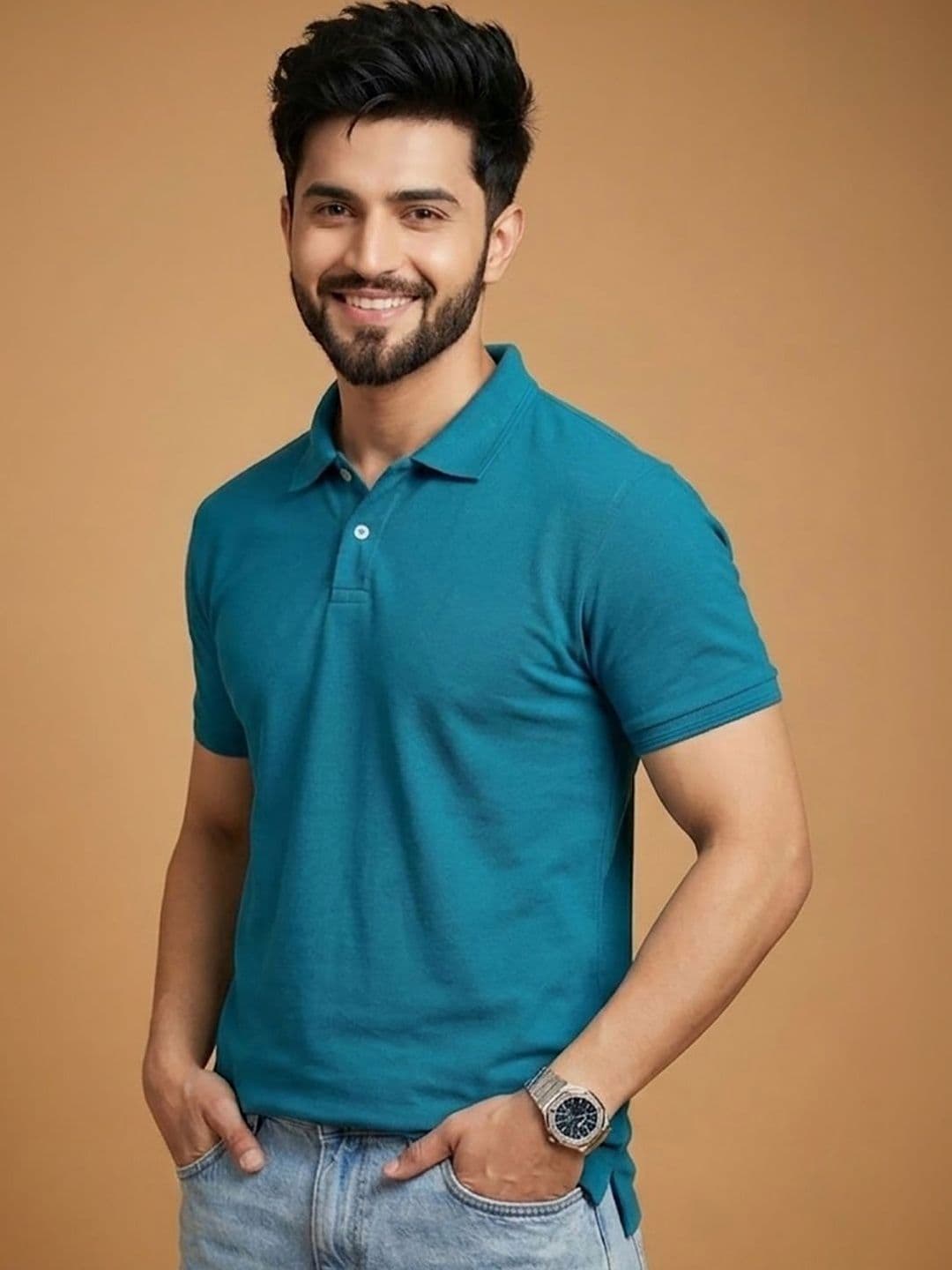 Moda Rapido Men Polo Collar T-shirt - view 1