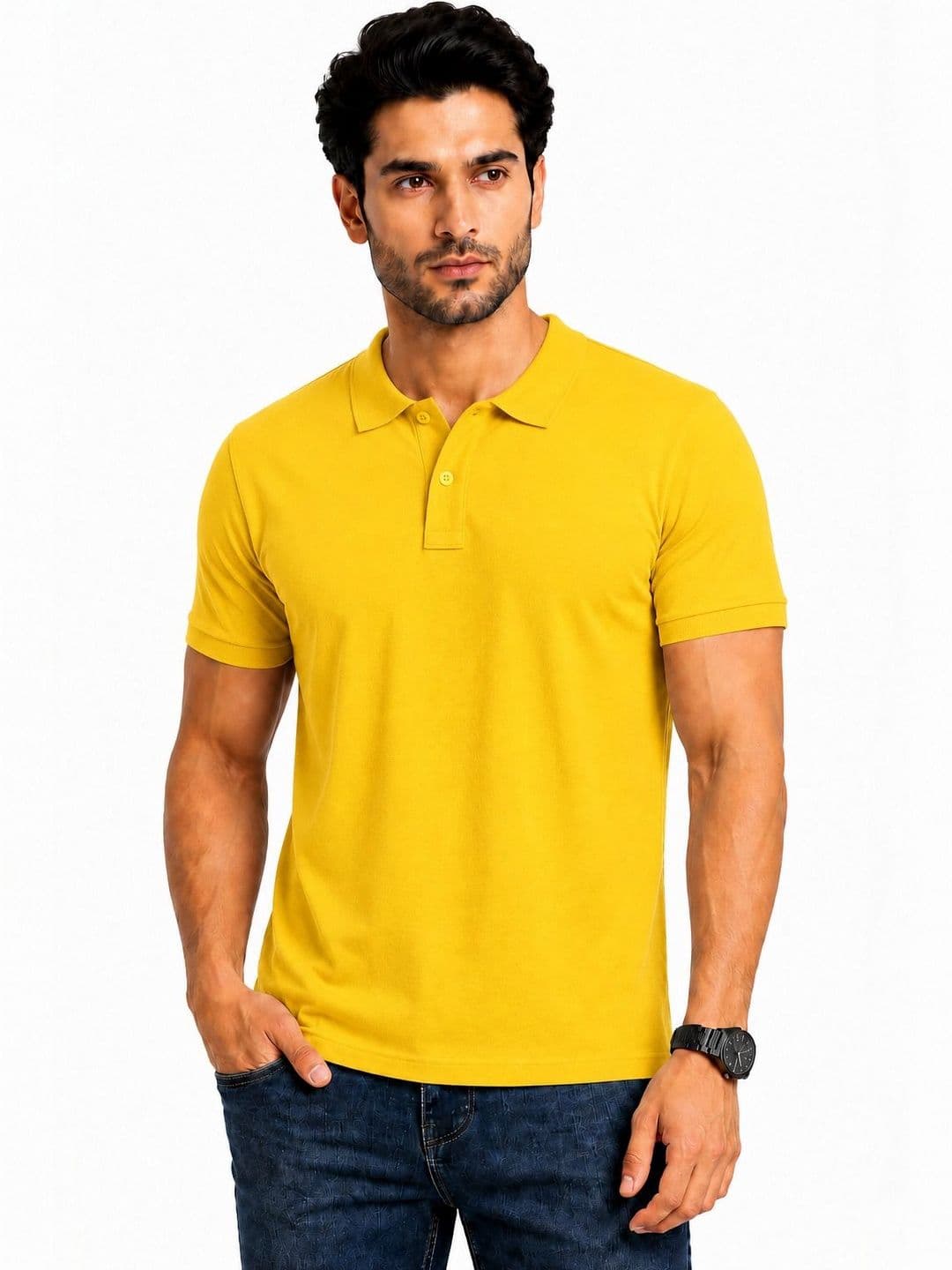 Vivaan Fab Men Polo Collar T-shirt - view 1
