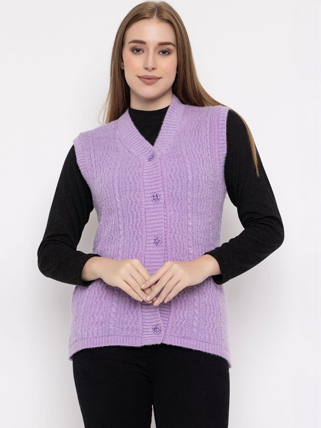 VENATORIA Self Design V Neck Sweater - view 1