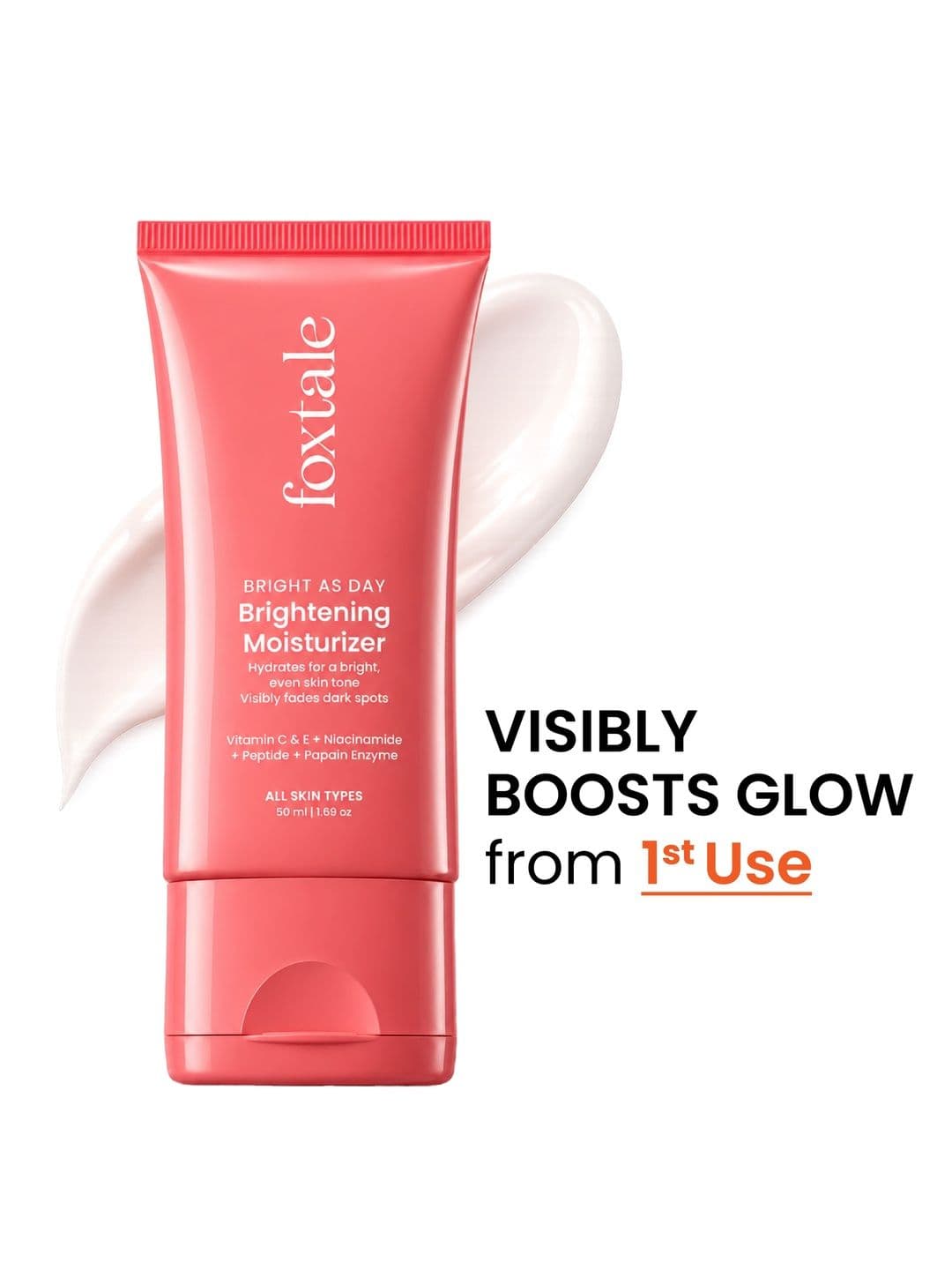 FoxTale Vitamin C Brightening Moisturiser - 50 ml - view 1