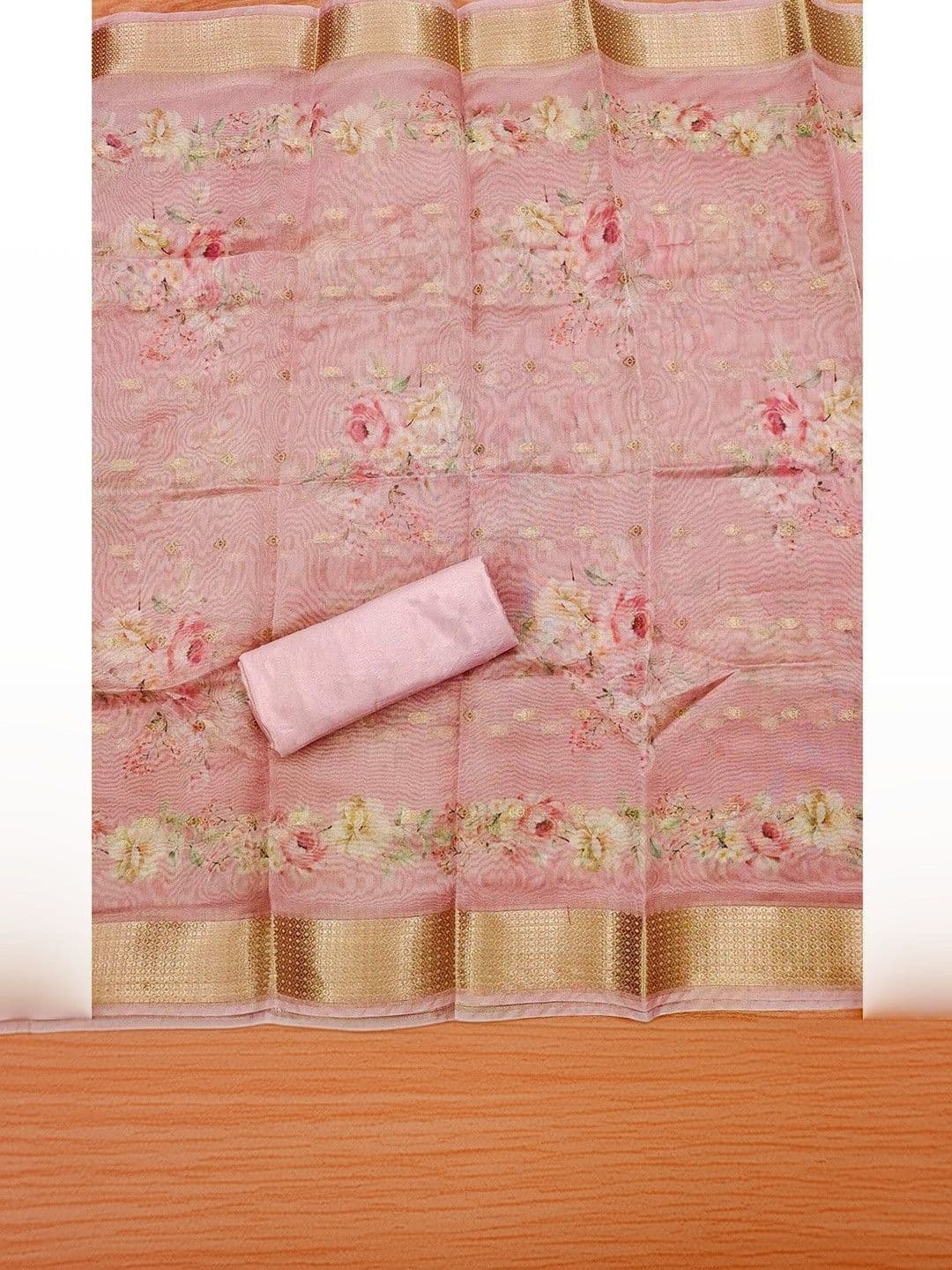 Peachmode Unstitched Dress Material - view 1