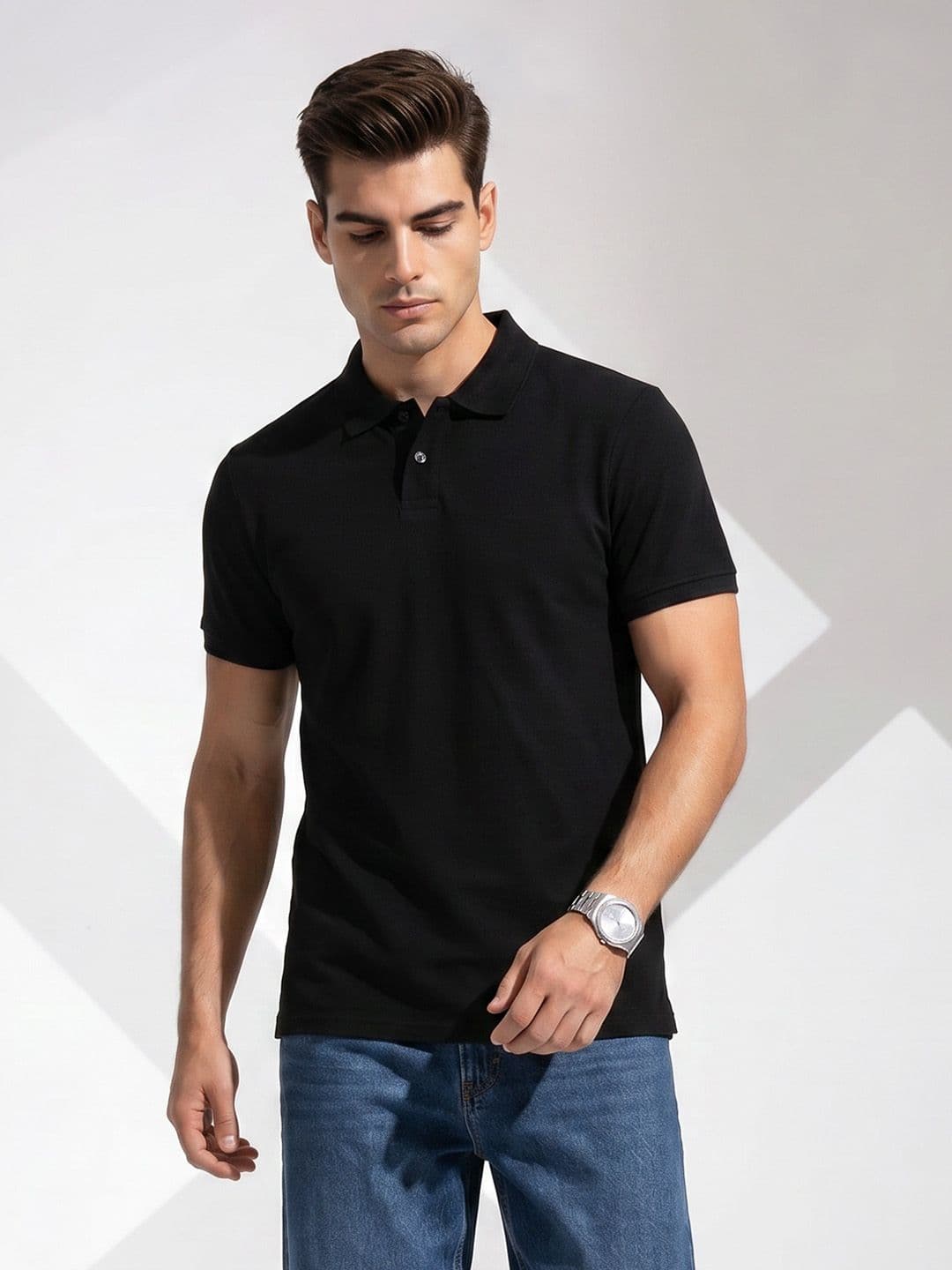 encore by INVICTUS Polo Collar T-shirt - view 1