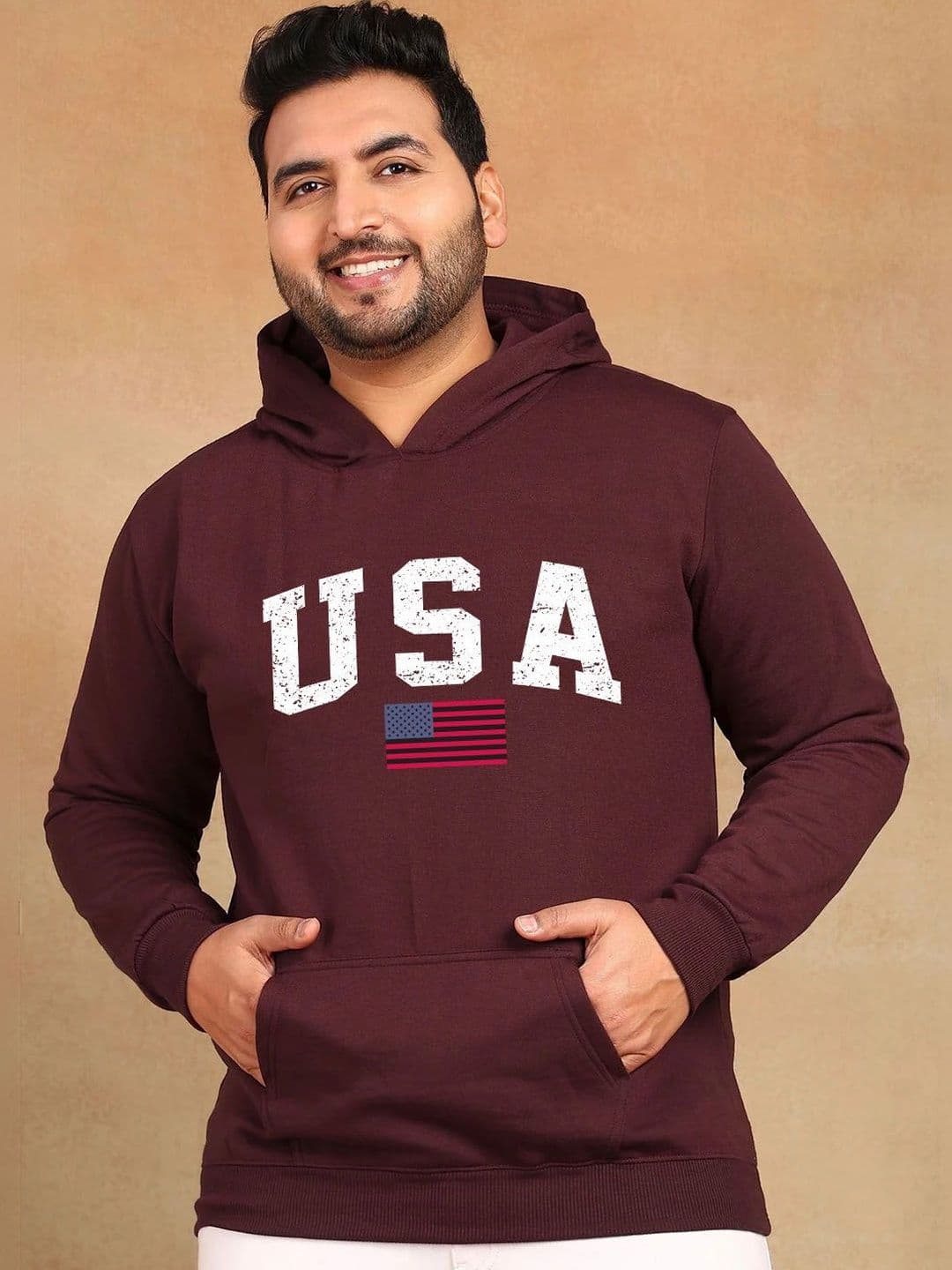 Moda Rapido Men Printed Hooded Sweatshirt - view 1