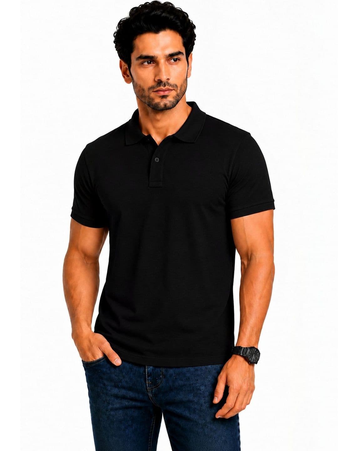 Vivaan Fab Men Polo Collar T-shirt - view 1