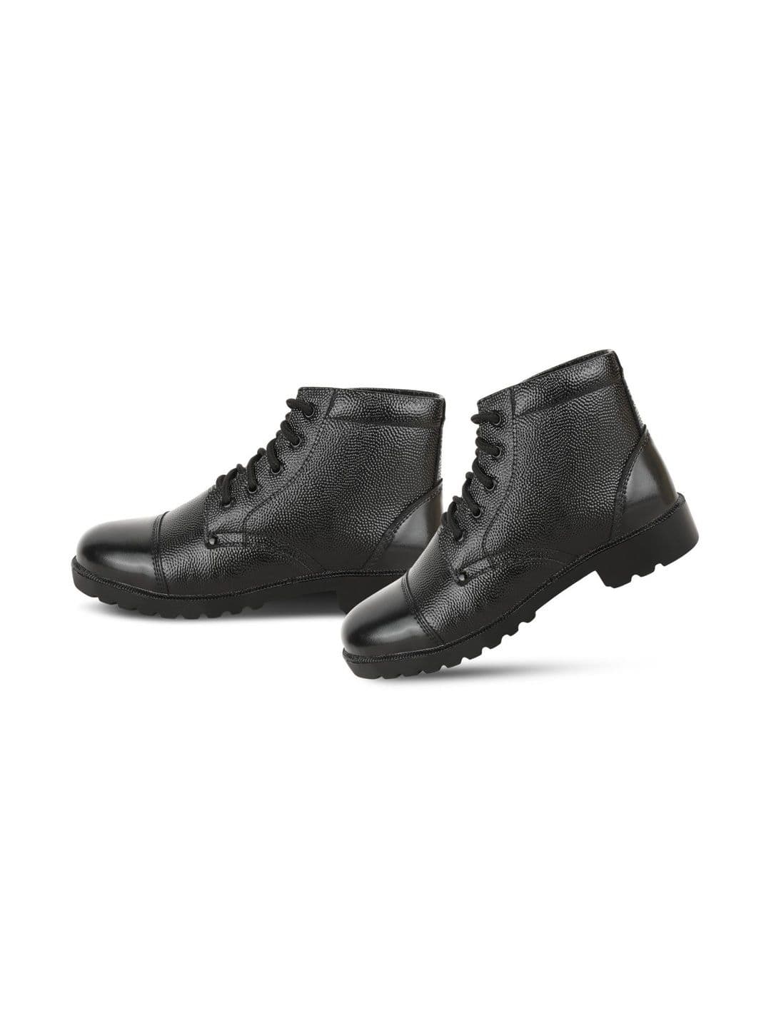Benera Men Textured Leather Trekking Shoes - view 1