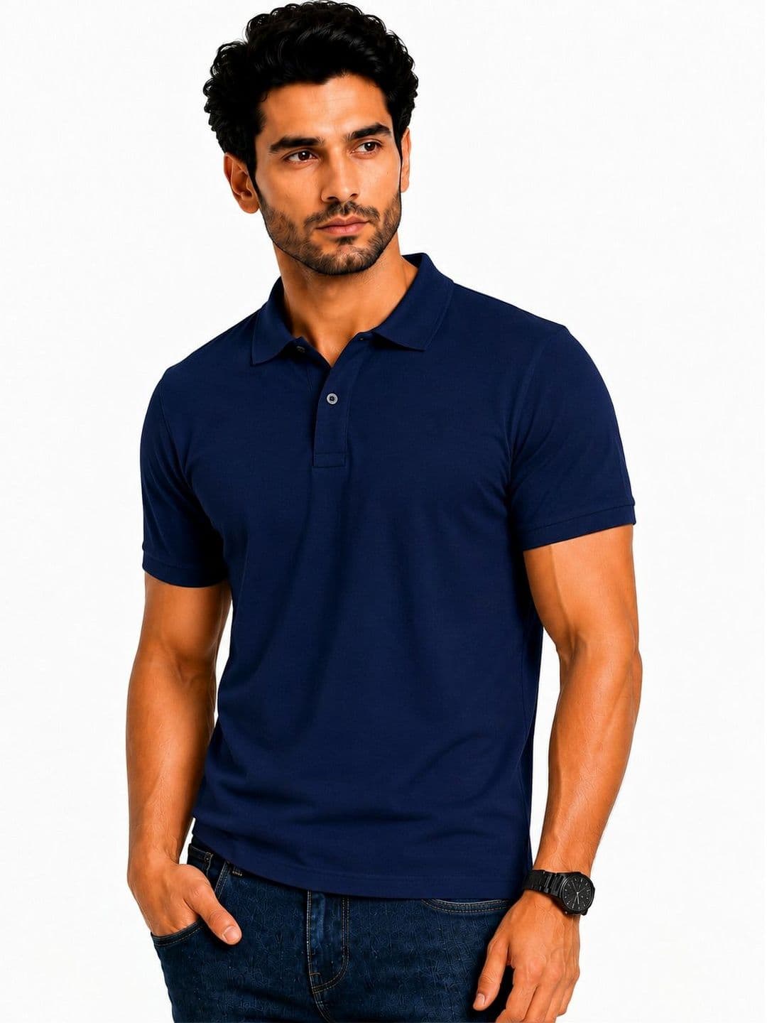 Vivaan Fab Men Polo Collar T-shirt - view 1