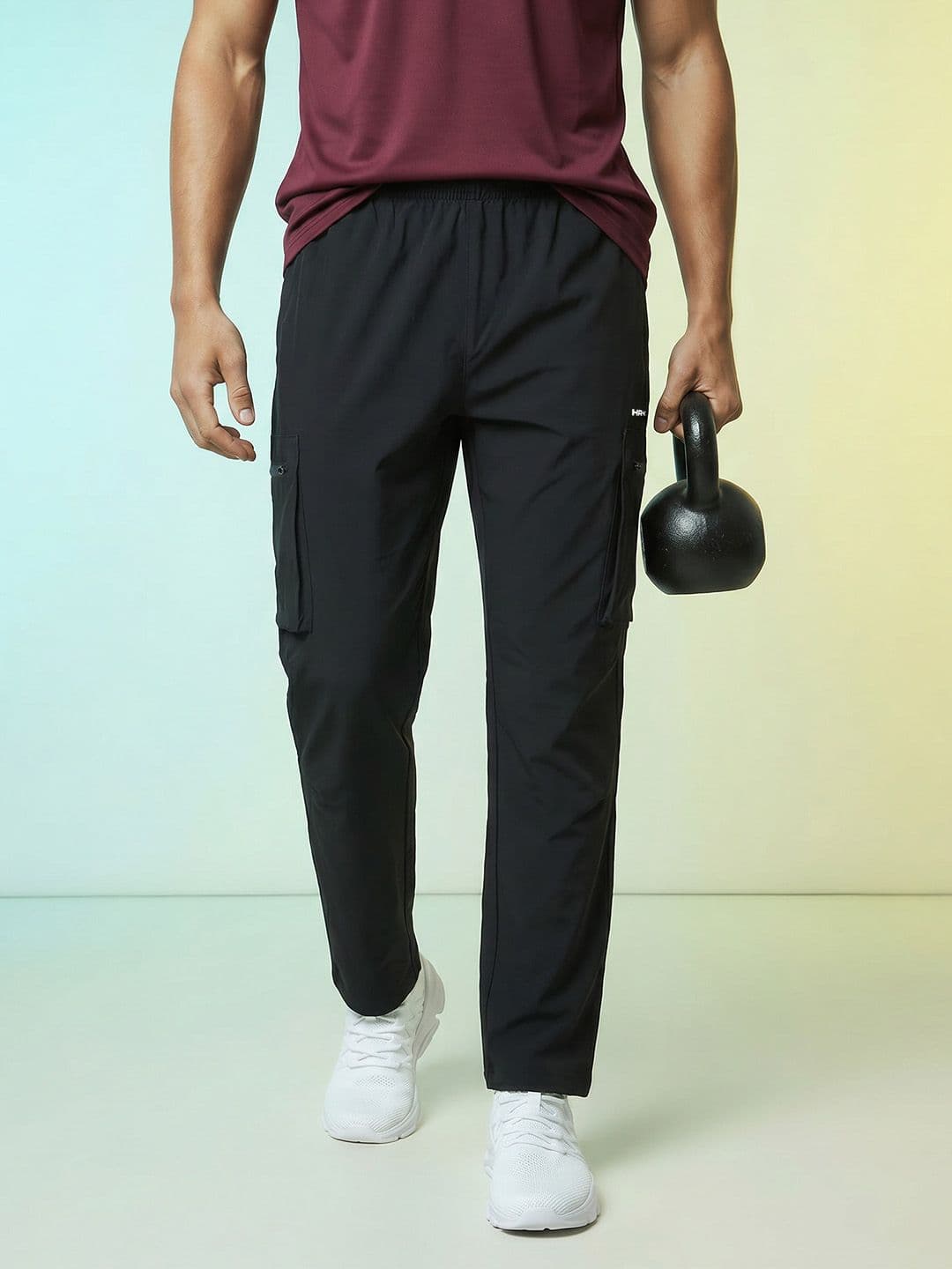 HRX by Hrithik Roshan Men Regular Fit Rapid-Dry Training Cargo Track Pant - view 1