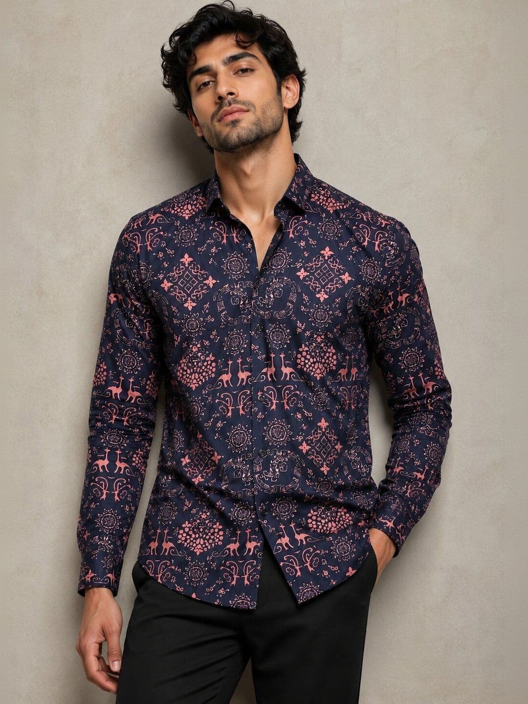 Moda Rapido Men Classic Printed Casual Shirt - view 1