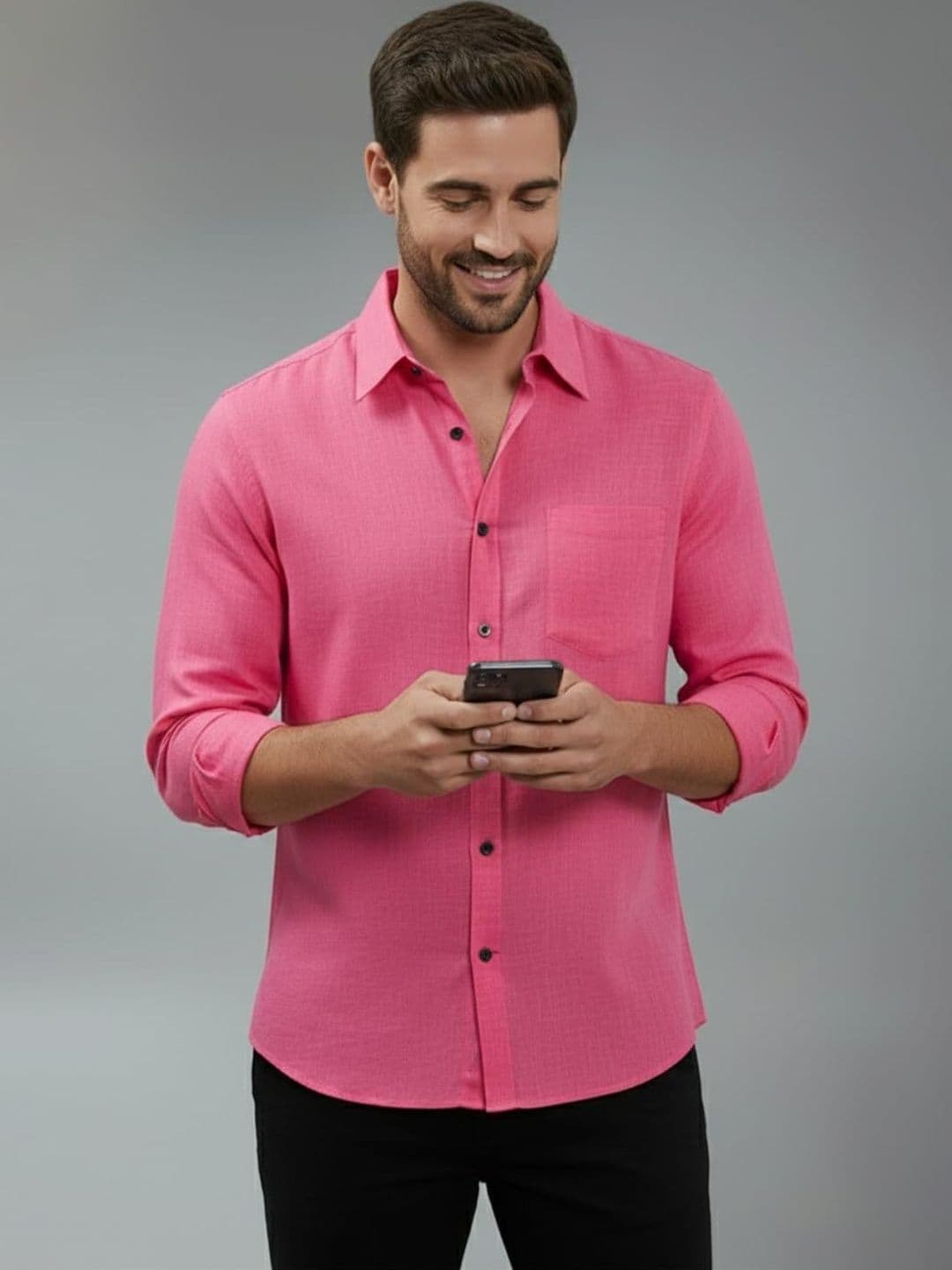 STILLIN Men Smart Slim Fit Casual Shirt - view 1