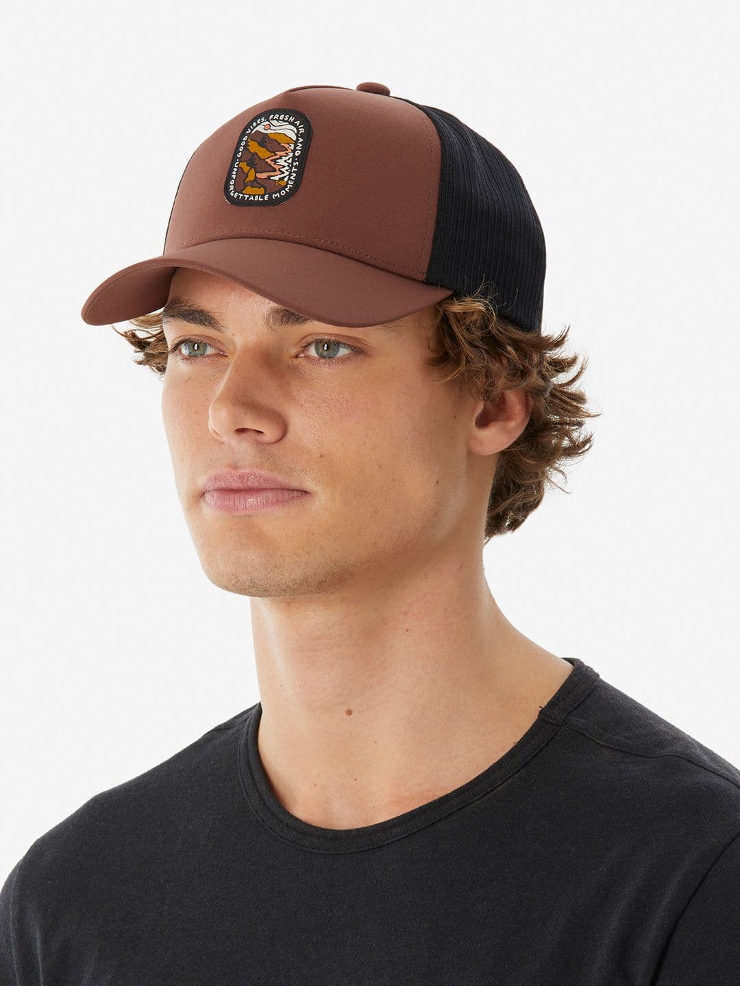 Decathlon Forclaz - Men Brown Trucker 500 Airing Hiking Caps - view 1