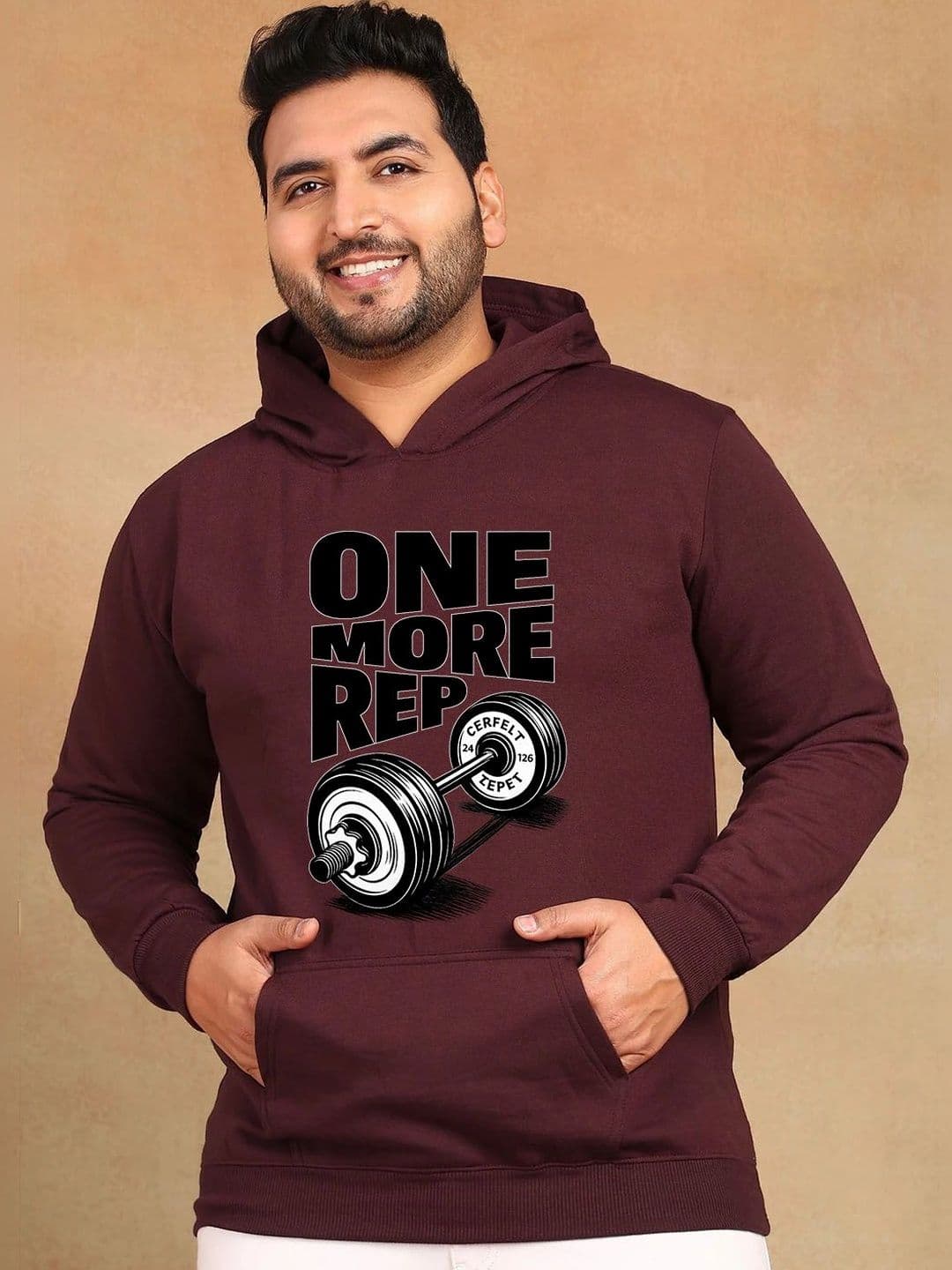 LONDON STREETS Men Printed Hooded Sweatshirt - view 1