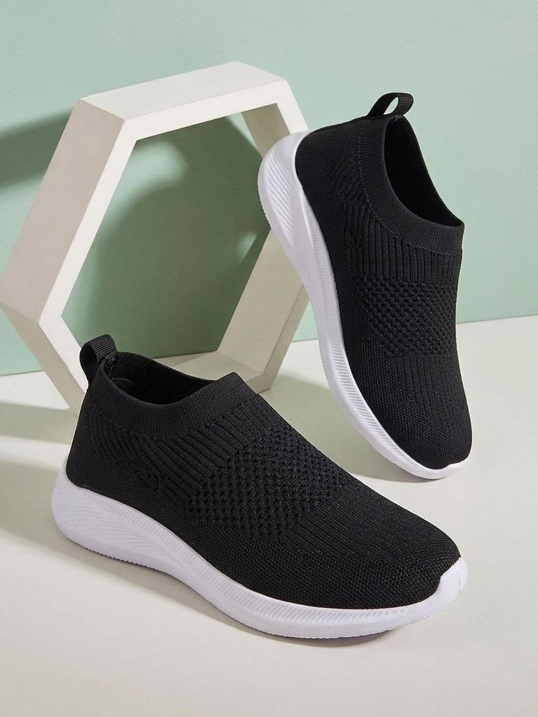 HRX by Hrithik Roshan Men Textured Slip-On Sneakers - view 1