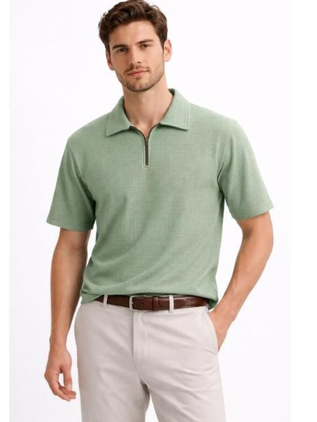 ViigoBella Men Polo Collar T-shirt - view 1