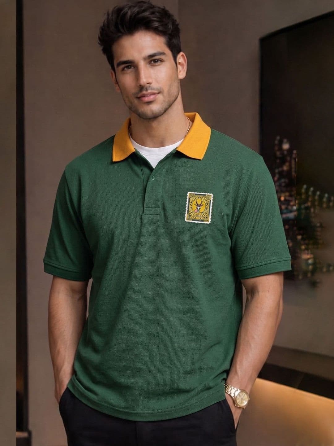 Utopium Men Polo Collar T-shirt - view 1