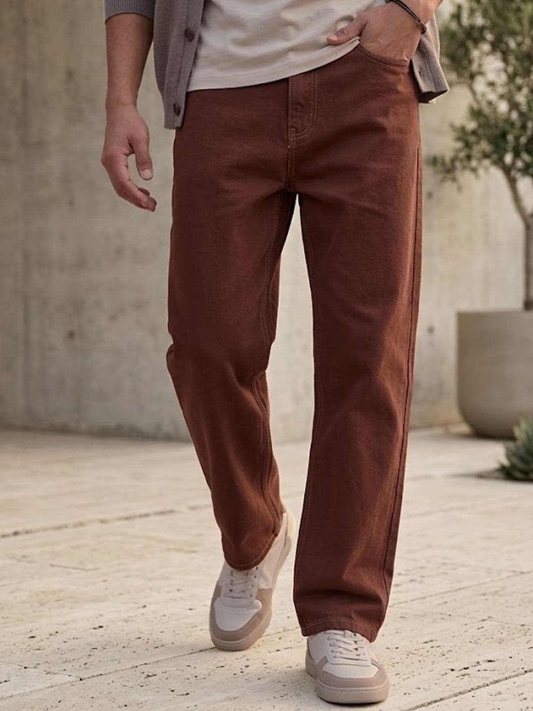 Urbano Fashion Men Loose Fit Washed Non-Stretchable Jeans - view 1