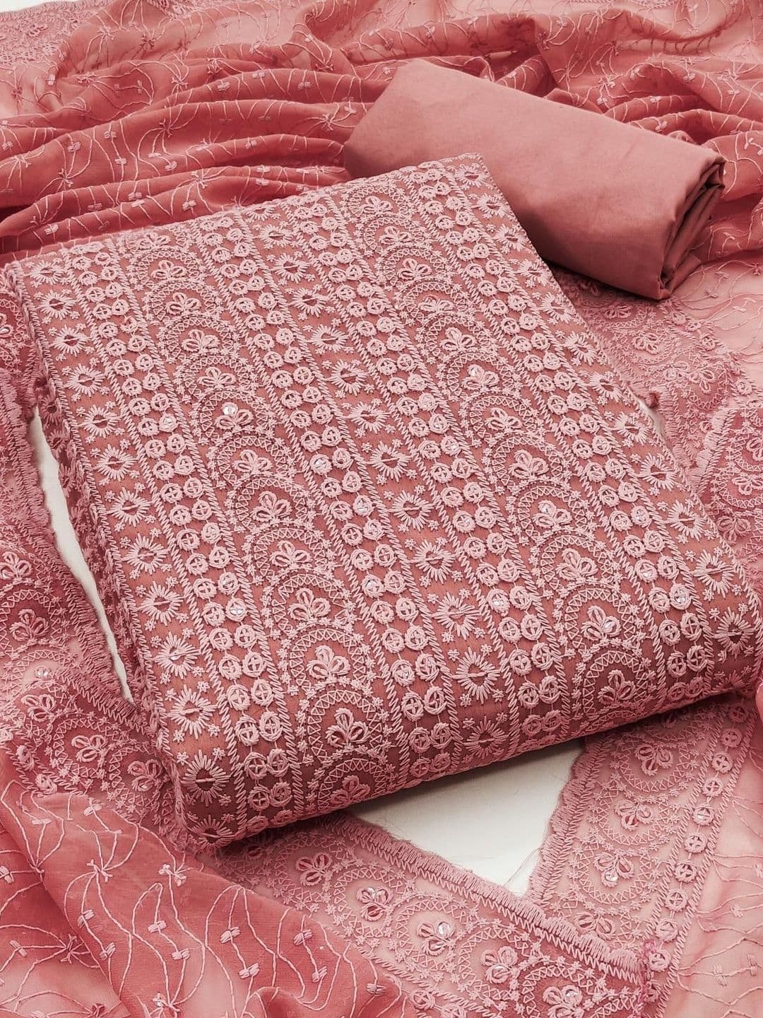 CLEMIRA Embroidered Unstitched Dress Material - view 1