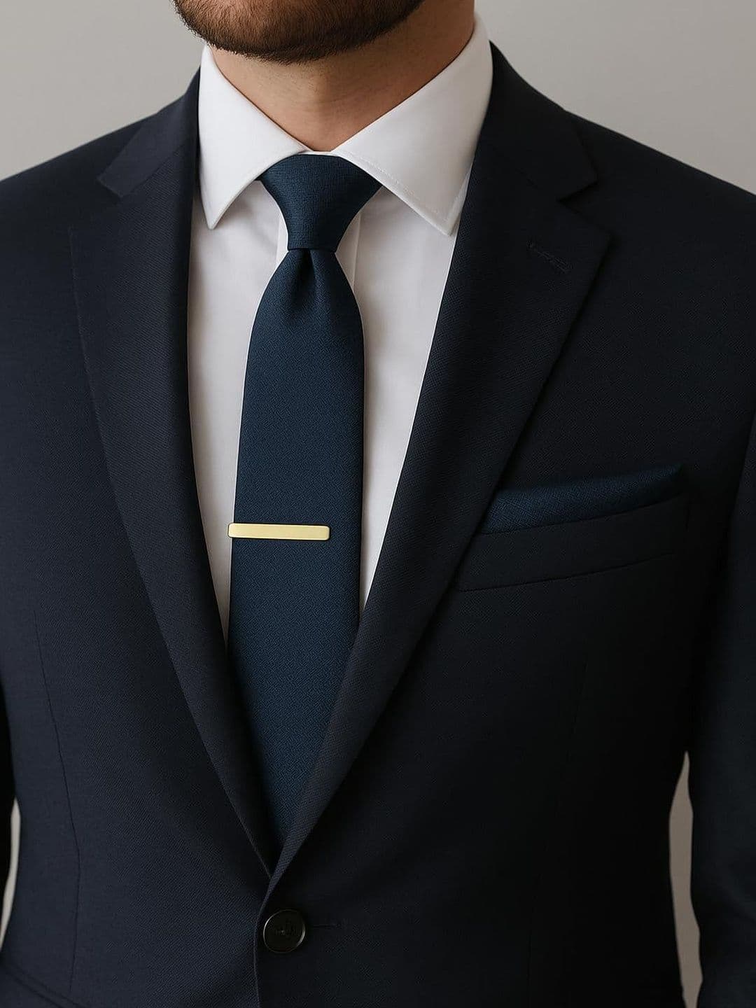 Fashmade Men Woven Design Skinny Tie - view 1