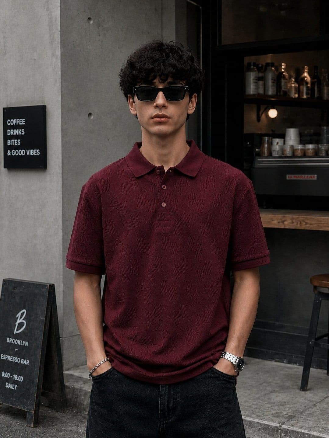 Style Go Men Polo Collar T-shirt - view 1
