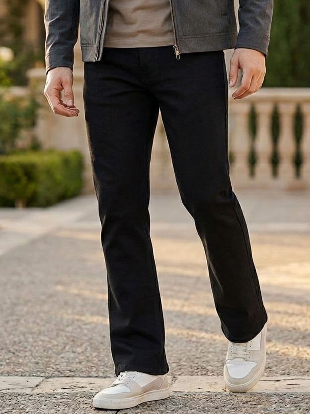 Urbano Fashion Men Mid-Rise Bootcut Stretchable Jeans - view 1