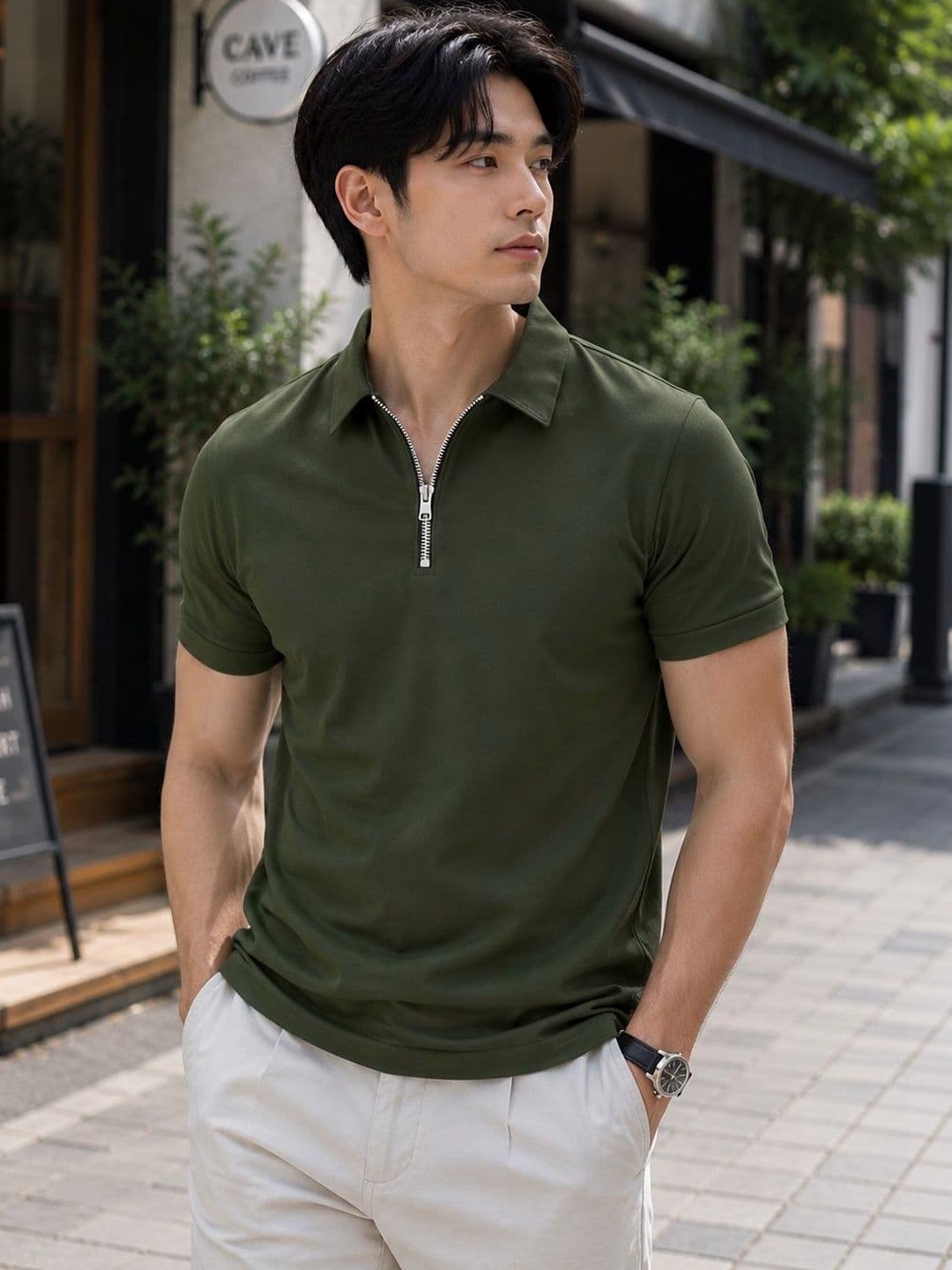 Moda Rapido Men Polo Collar T-shirt - view 1
