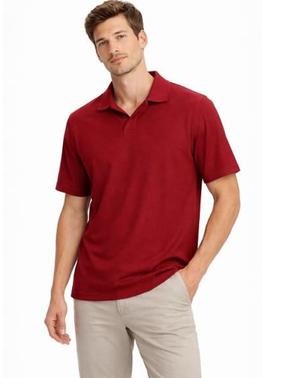 ViigoBella Men Polo Collar T-shirt - view 1
