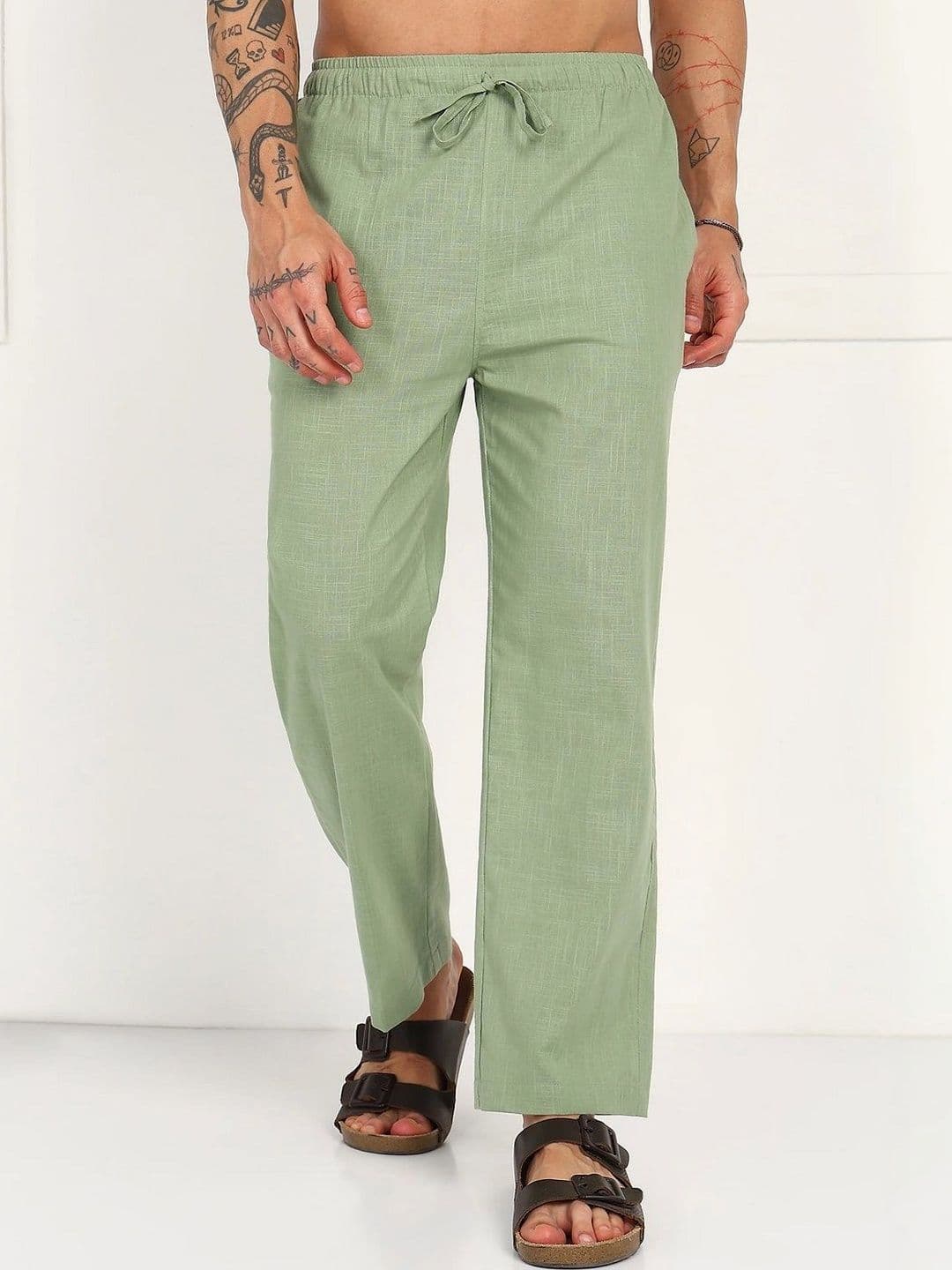 HERE&NOW Men Relaxed Easy Wash Trousers - view 1