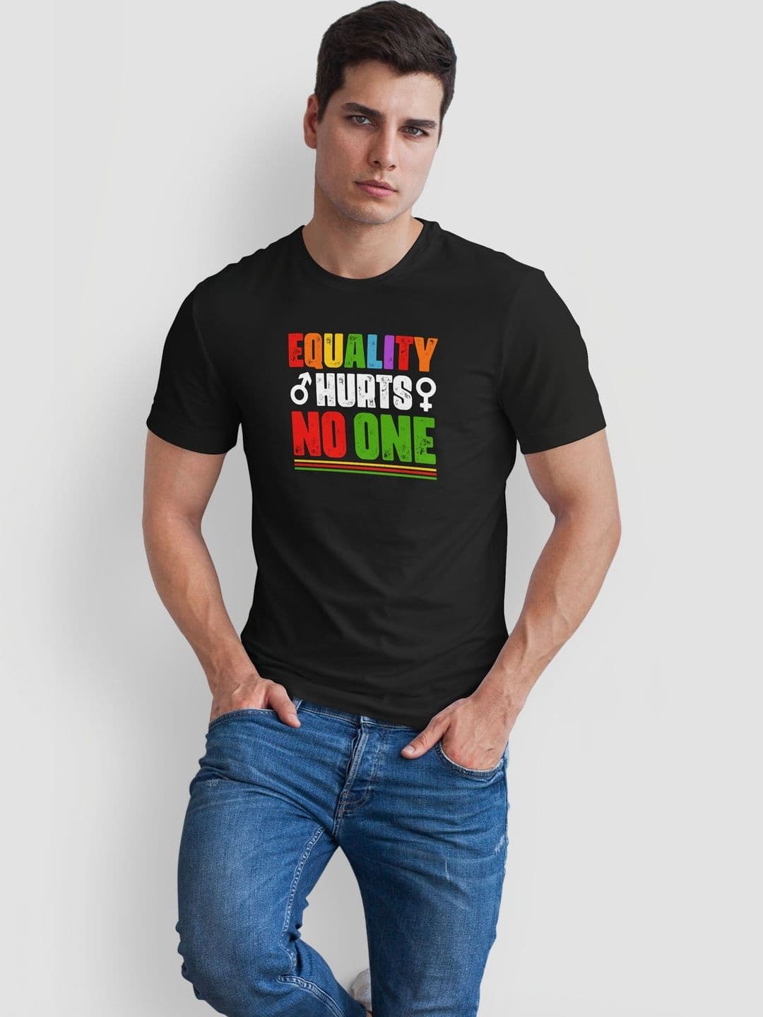 Seekbuylove Men Typography Printed Bio Finish T-shirt - view 1