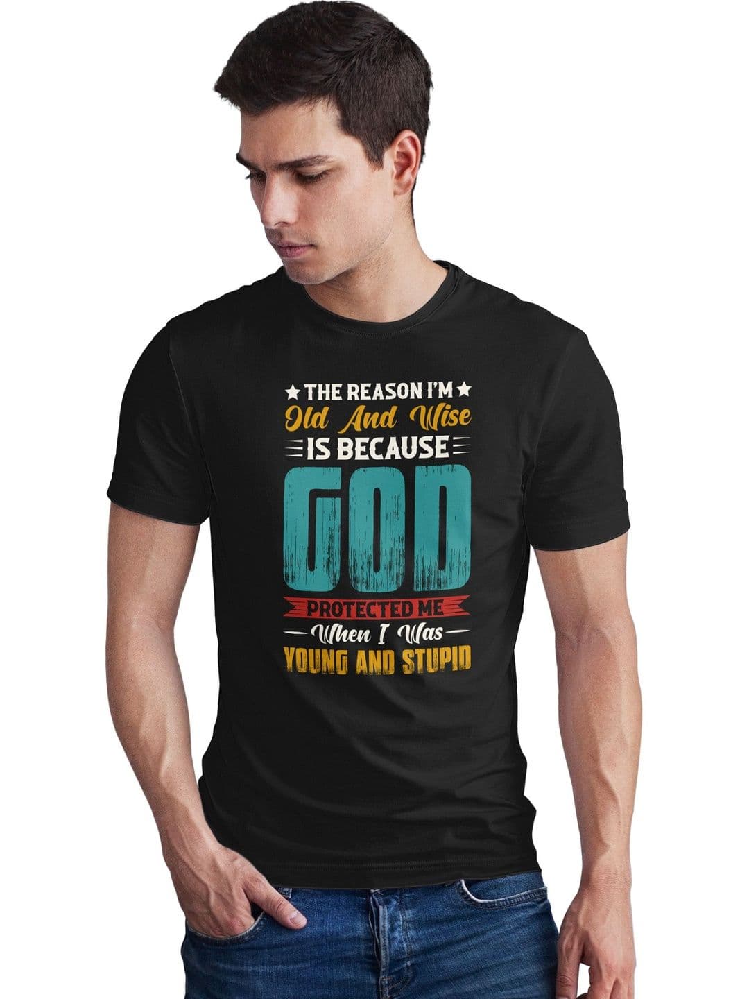 Seekbuylove Men Typography Printed Bio Finish T-shirt - view 1