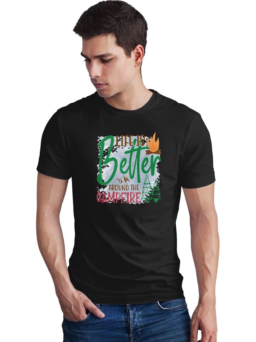 Seekbuylove Men Typography Printed Bio Finish T-shirt - view 1