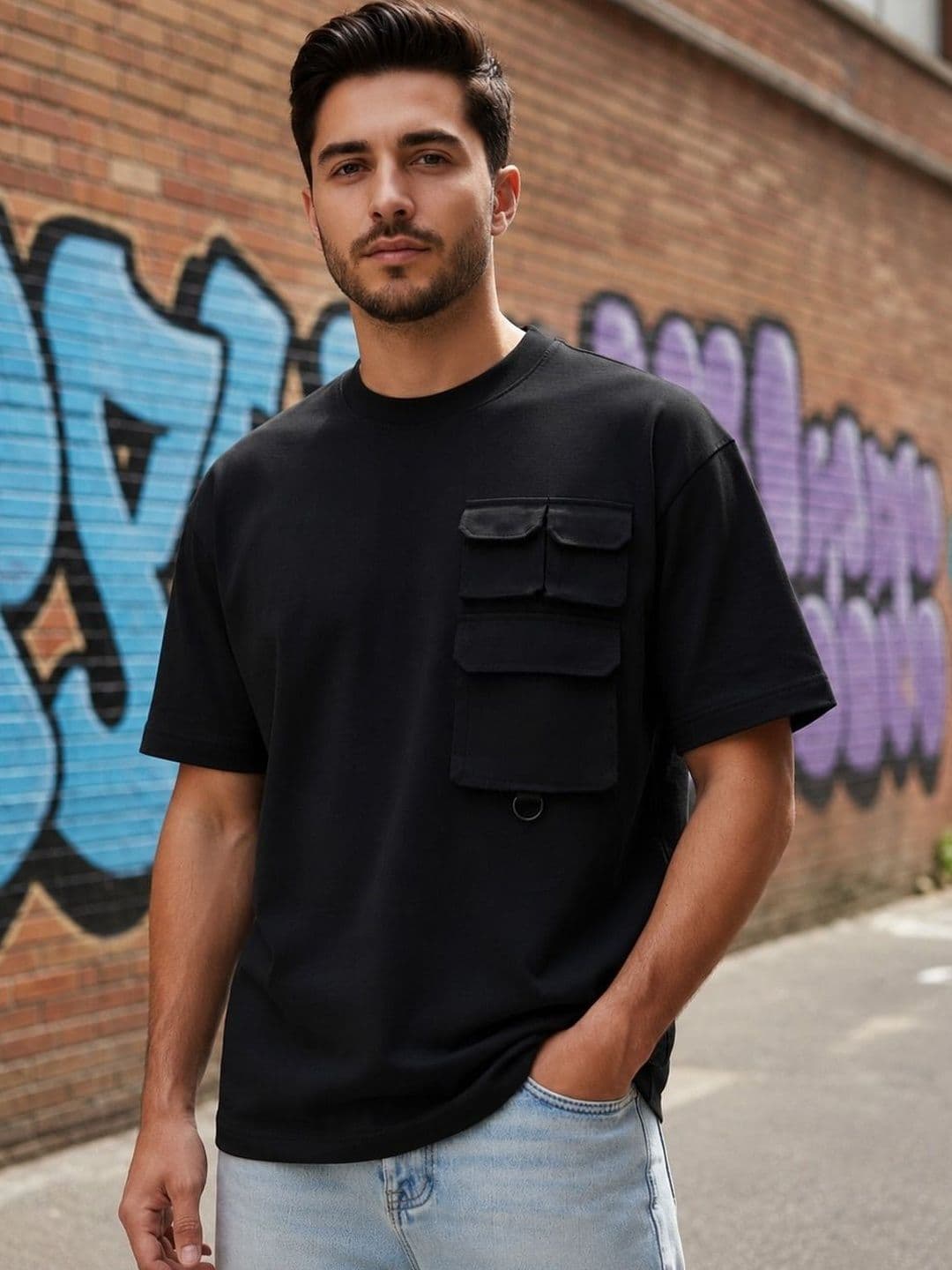 Mast & Harbour Men Pockets T-shirt - view 1