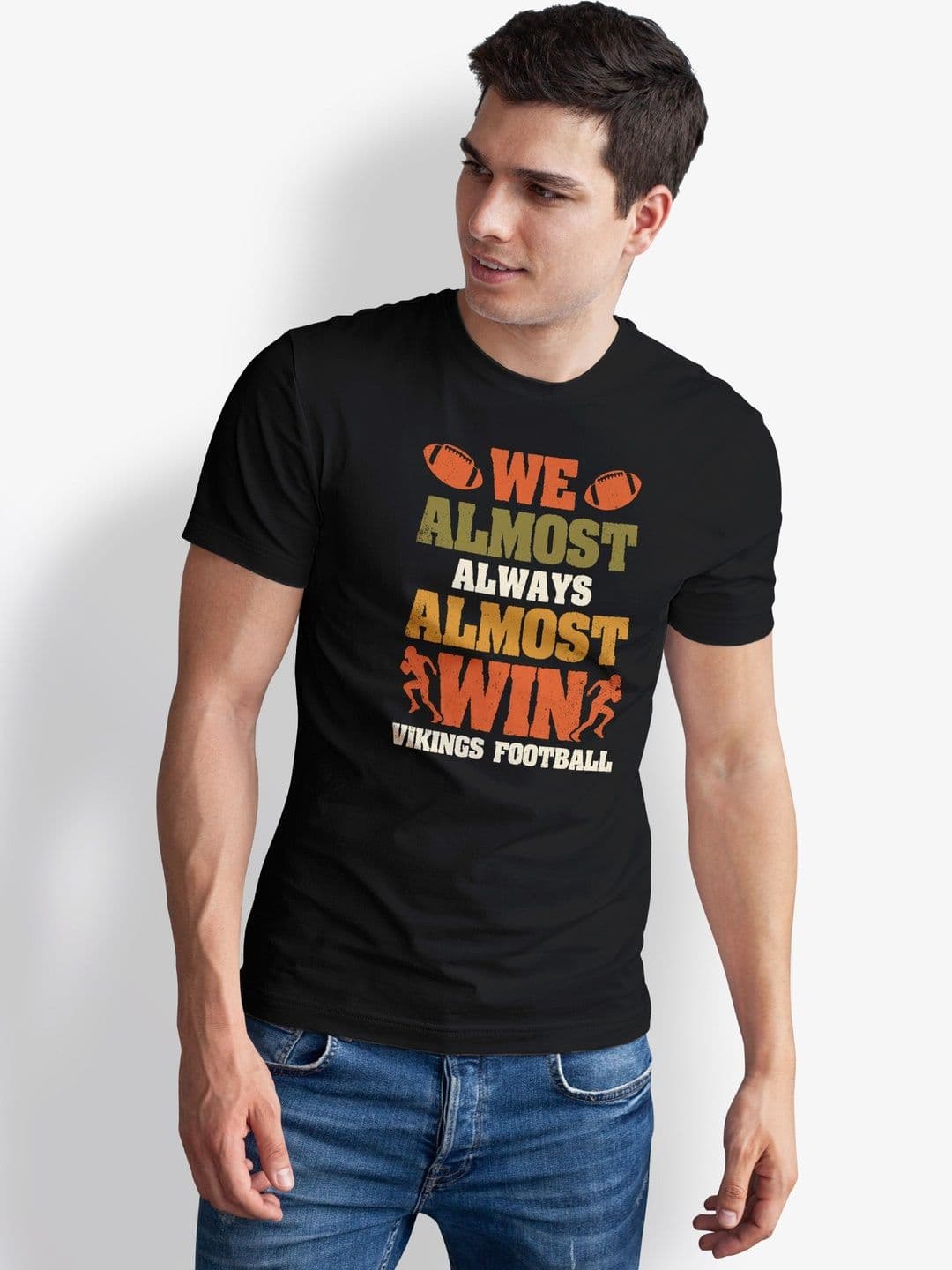 Seekbuylove Men Sports Printed Bio Finish T-shirt - view 1