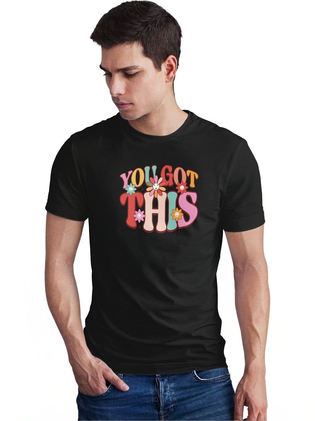 Seekbuylove Men Typography Printed Bio Finish T-shirt - view 1