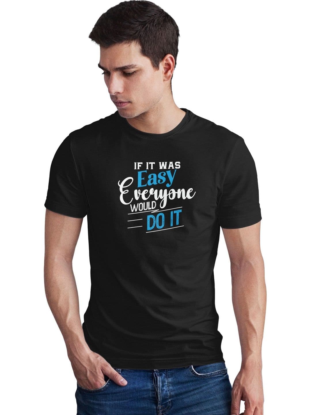 Seekbuylove Men Typography Printed Bio Finish T-shirt - view 1