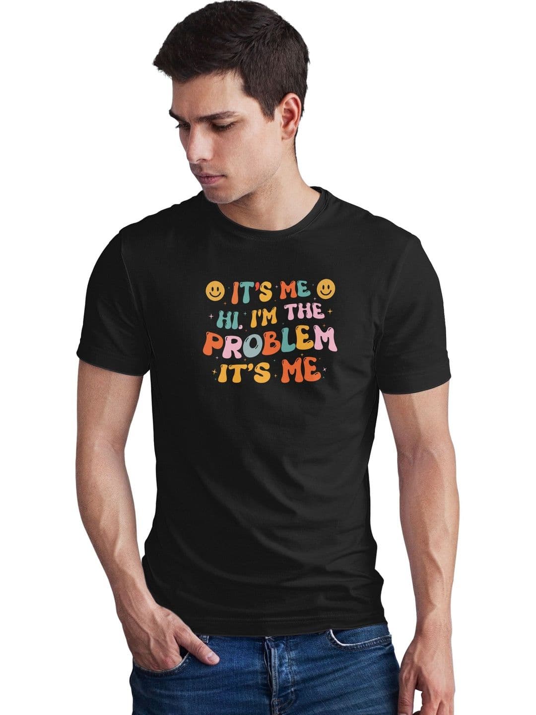 Seekbuylove Men Typography Printed Bio Finish T-shirt - view 1