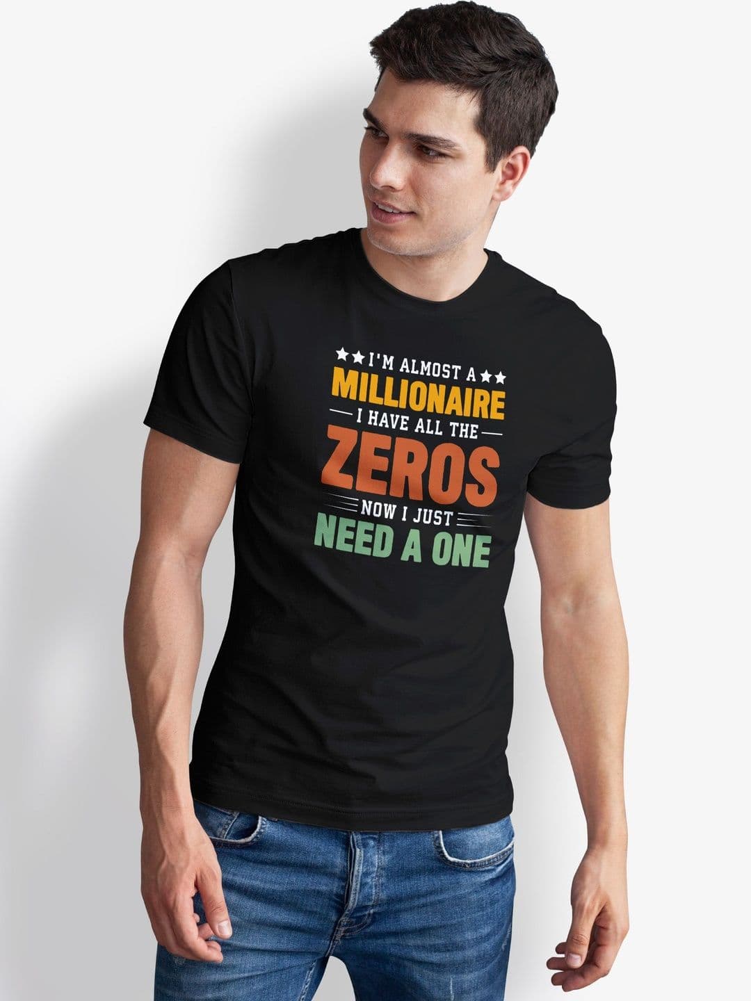 Seekbuylove Men Typography Printed Bio Finish T-shirt - view 1
