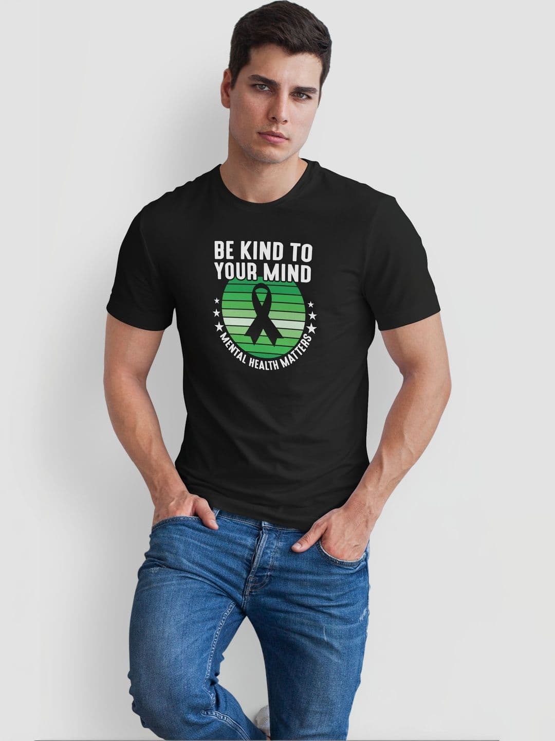 Seekbuylove Men Typography Printed Bio Finish T-shirt - view 1