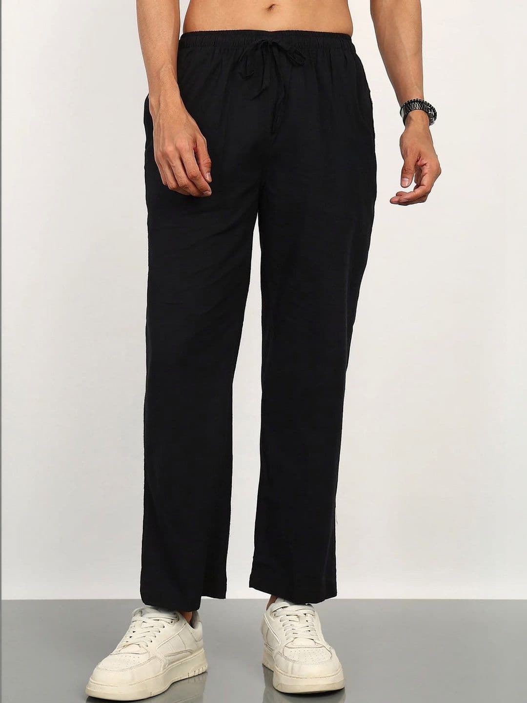 HERE&NOW Men Relaxed Easy Wash Trousers - view 1