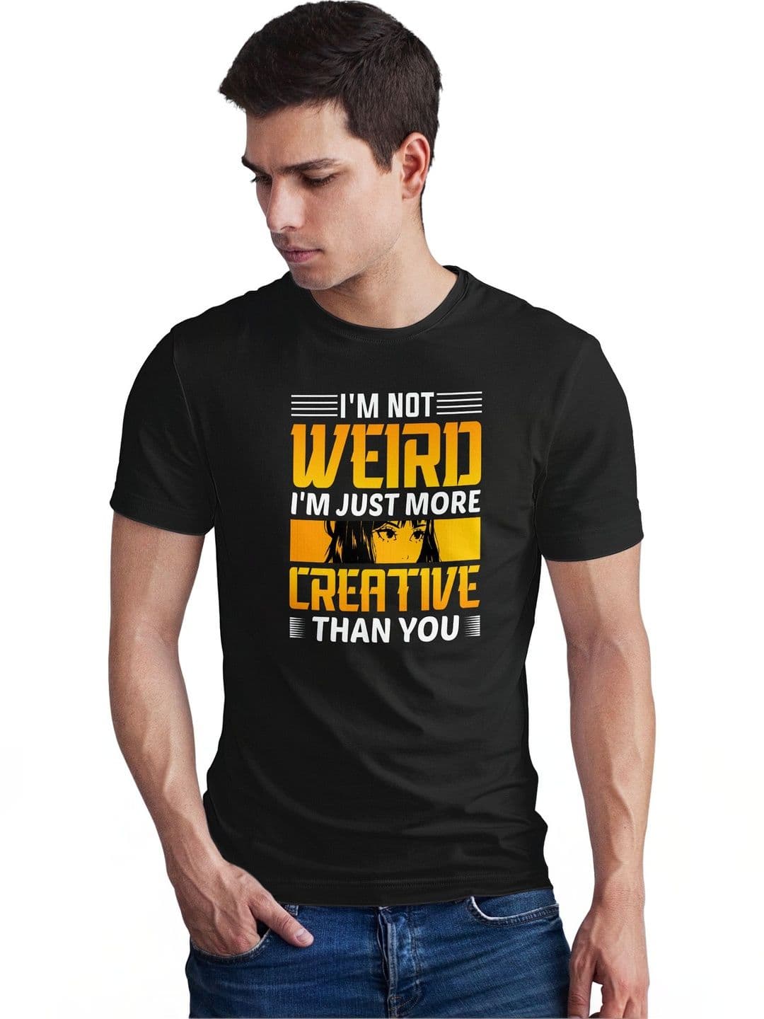 Seekbuylove Men Typography Printed Bio Finish T-shirt - view 1